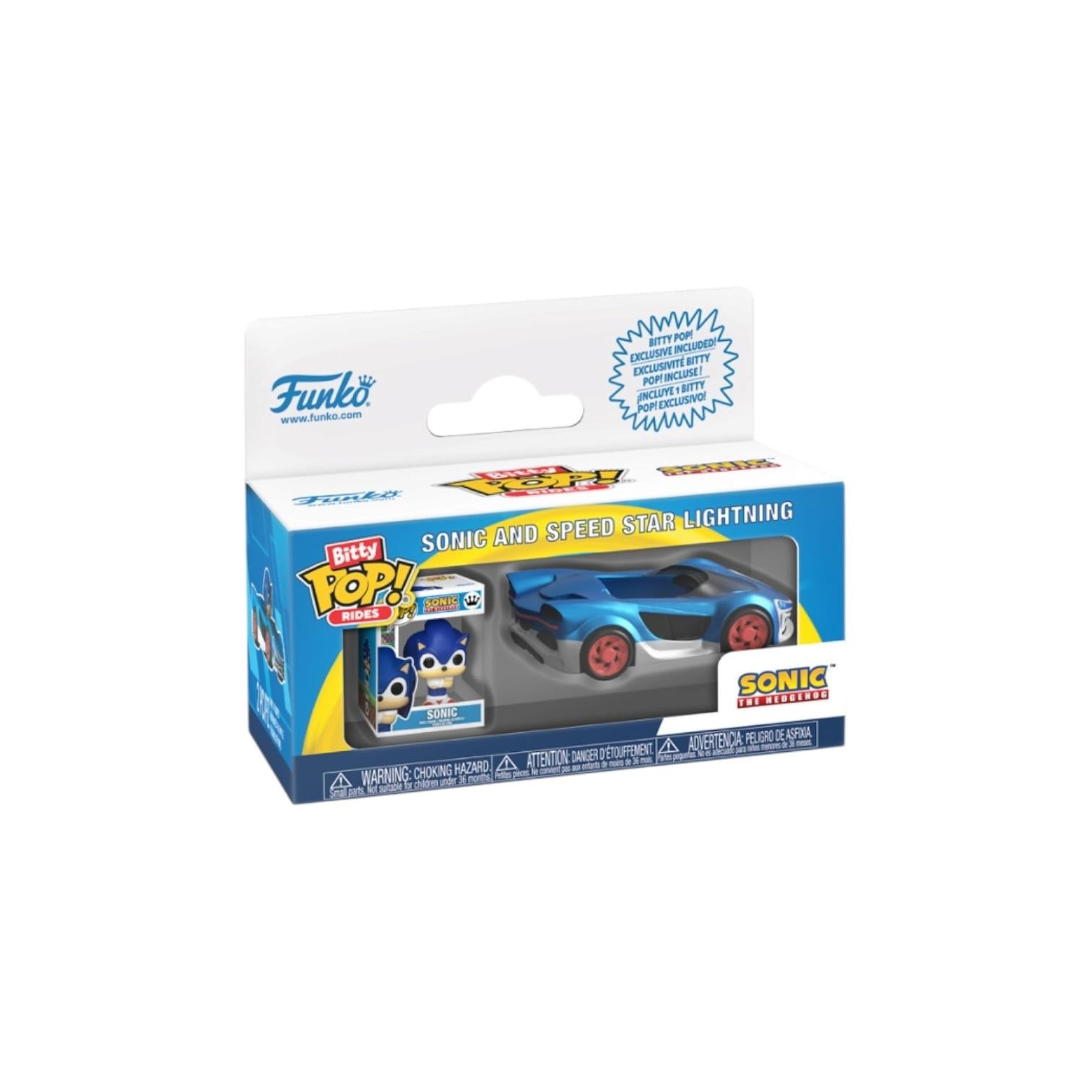 Sonic and Speed Star Lightening Funko Bitty Ride - Sonic the Hedgehog - PREORDER