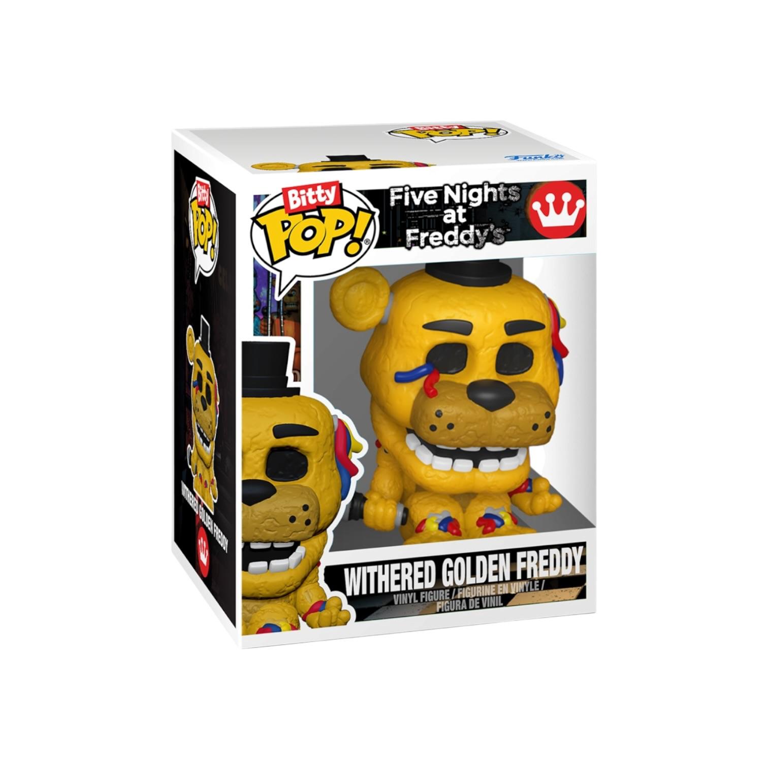 Withered Golden Freddy 4 Pack Funko Bitty Pops - Five Nights at Freddy's - Chance of Chase - PREORDER