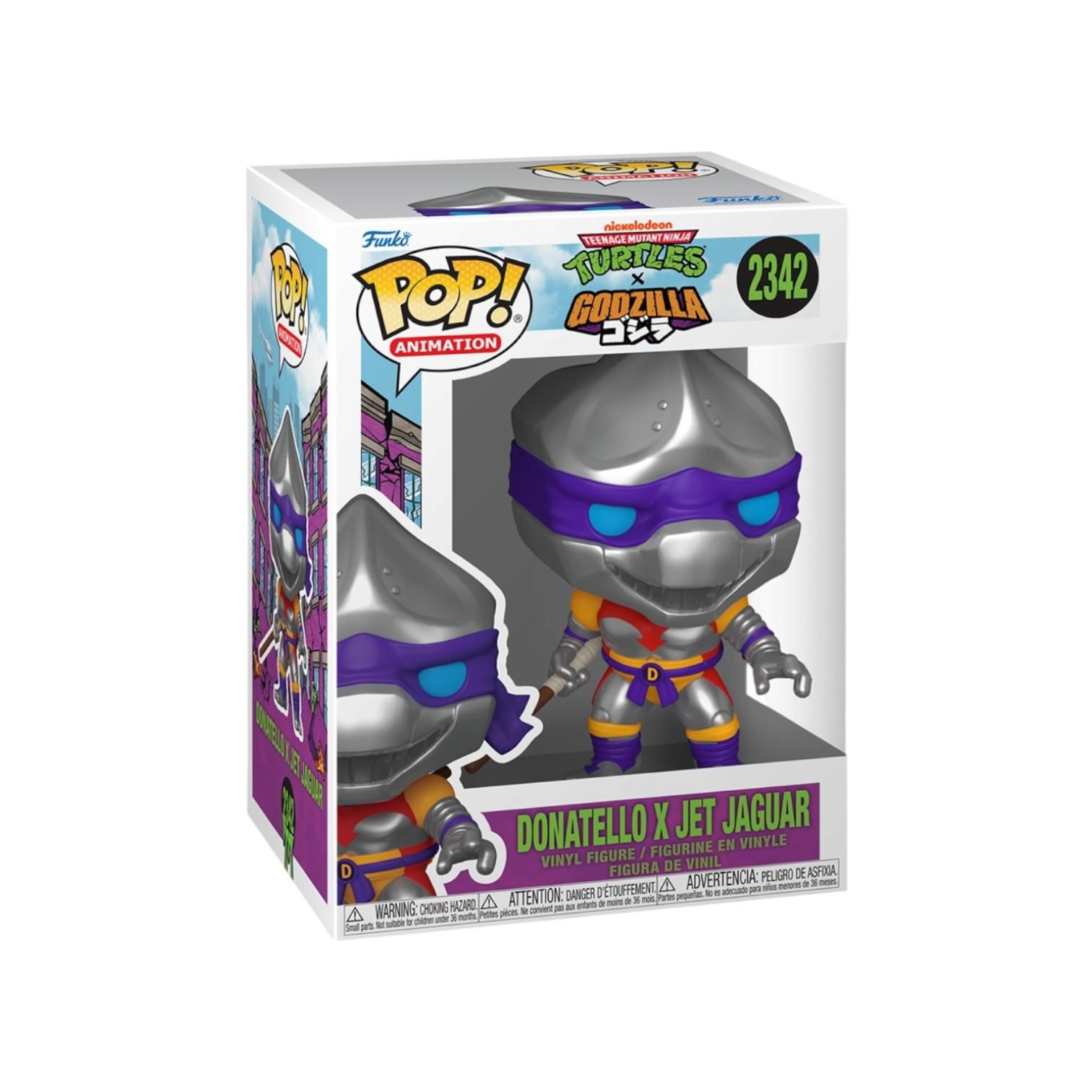 Donatello X Jet Jaguar #2342 Funko Pop - Teenage Mutant Ninja Turtles: Turtles x Godzilla - PREORDER
