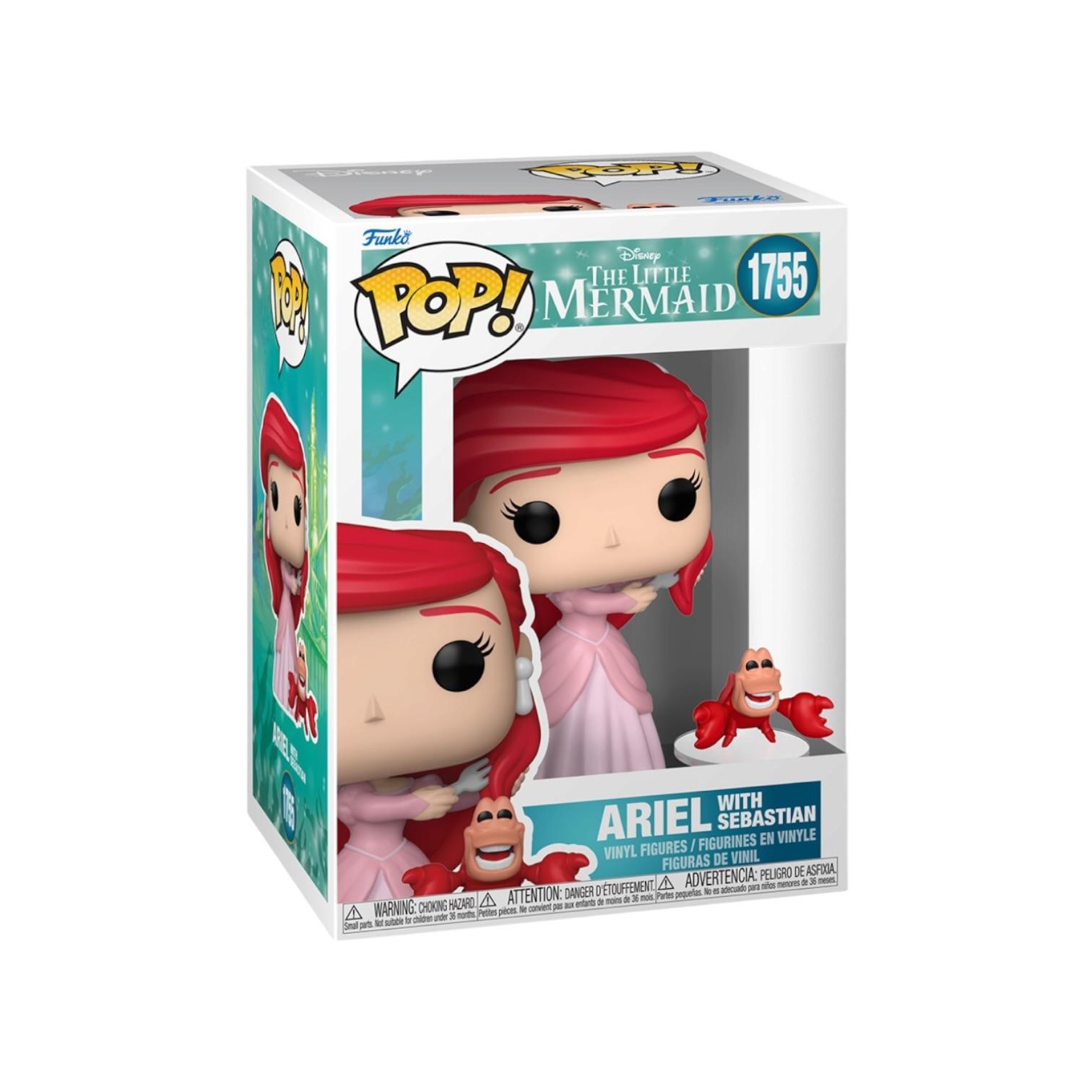 Ariel with Sebastian #1755 Funko Pop! & Buddy - The Little Mermaid - PREORDER