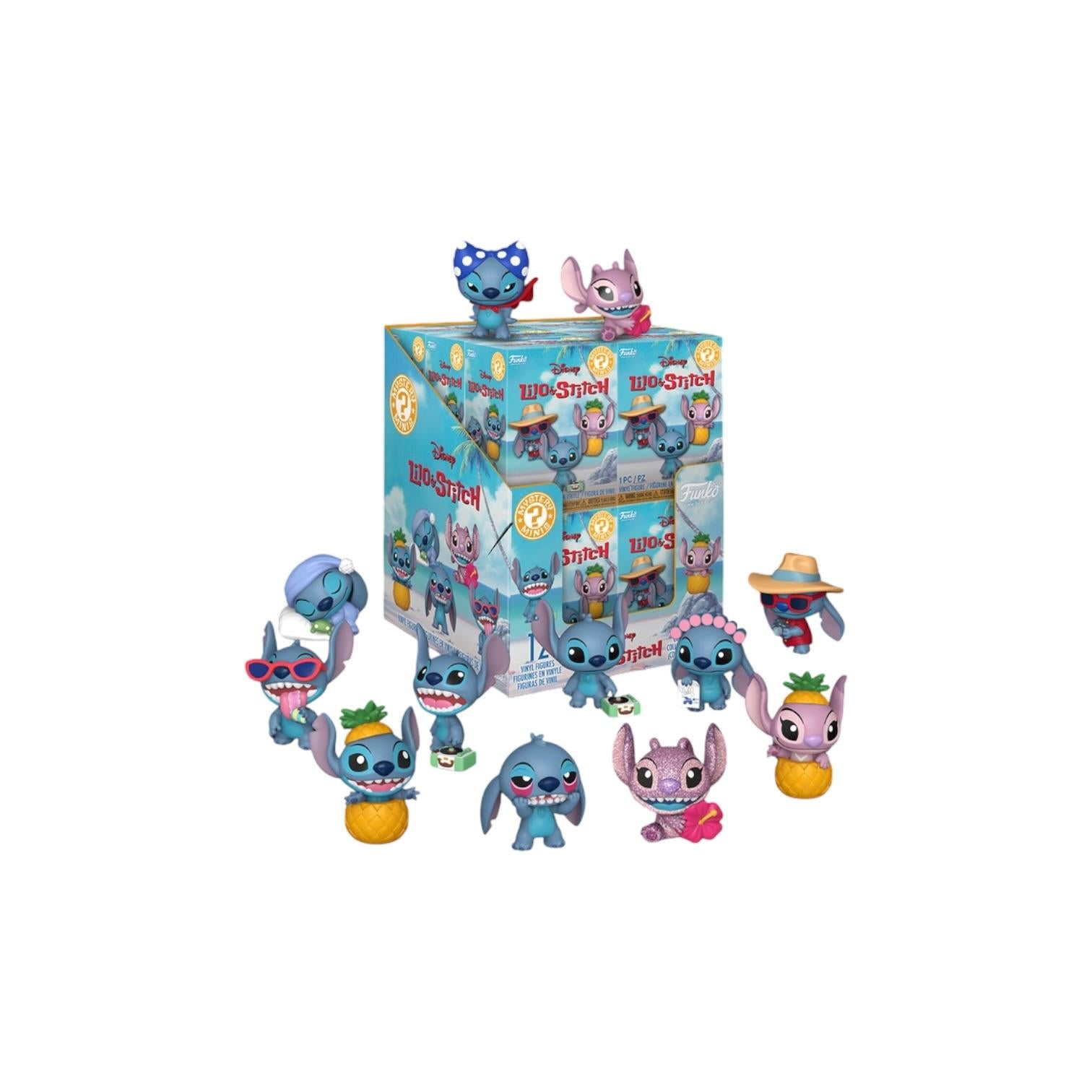 Stitch and Angel Funko Mystery Minis