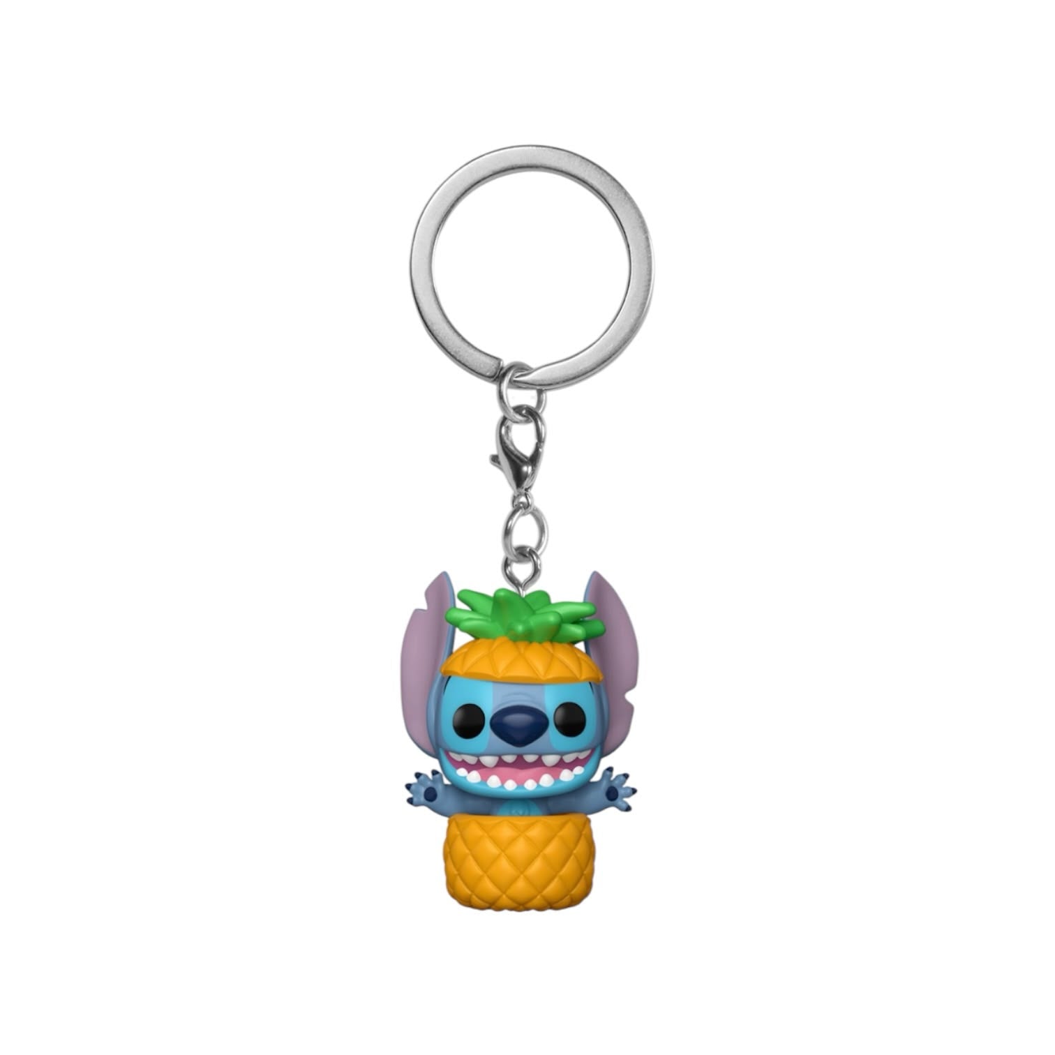 Stitch in Pineapple Funko Pop Keychain - Lilo and Stitch