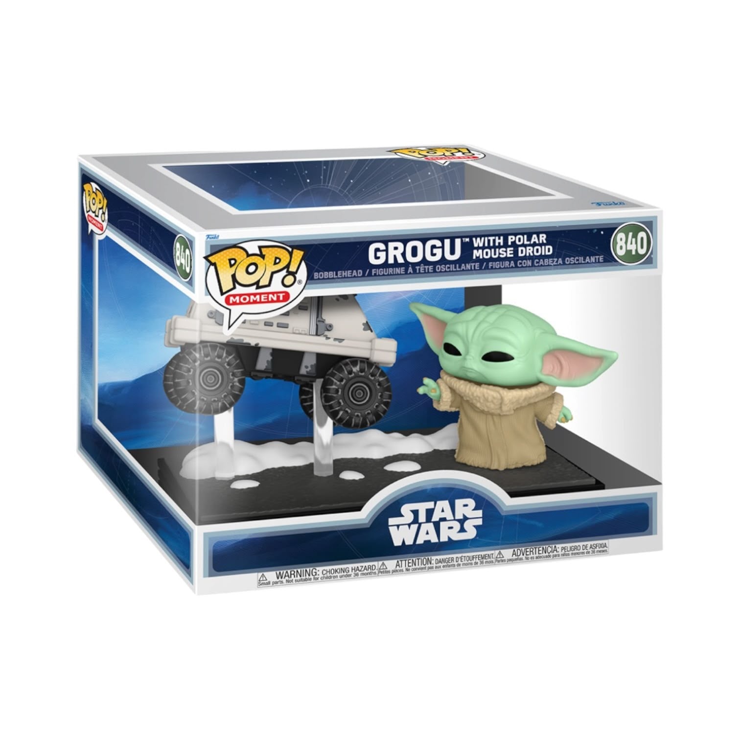 Grogu with Polar Mouse Droid #840 Funko Pop Moment  - Star Wars
