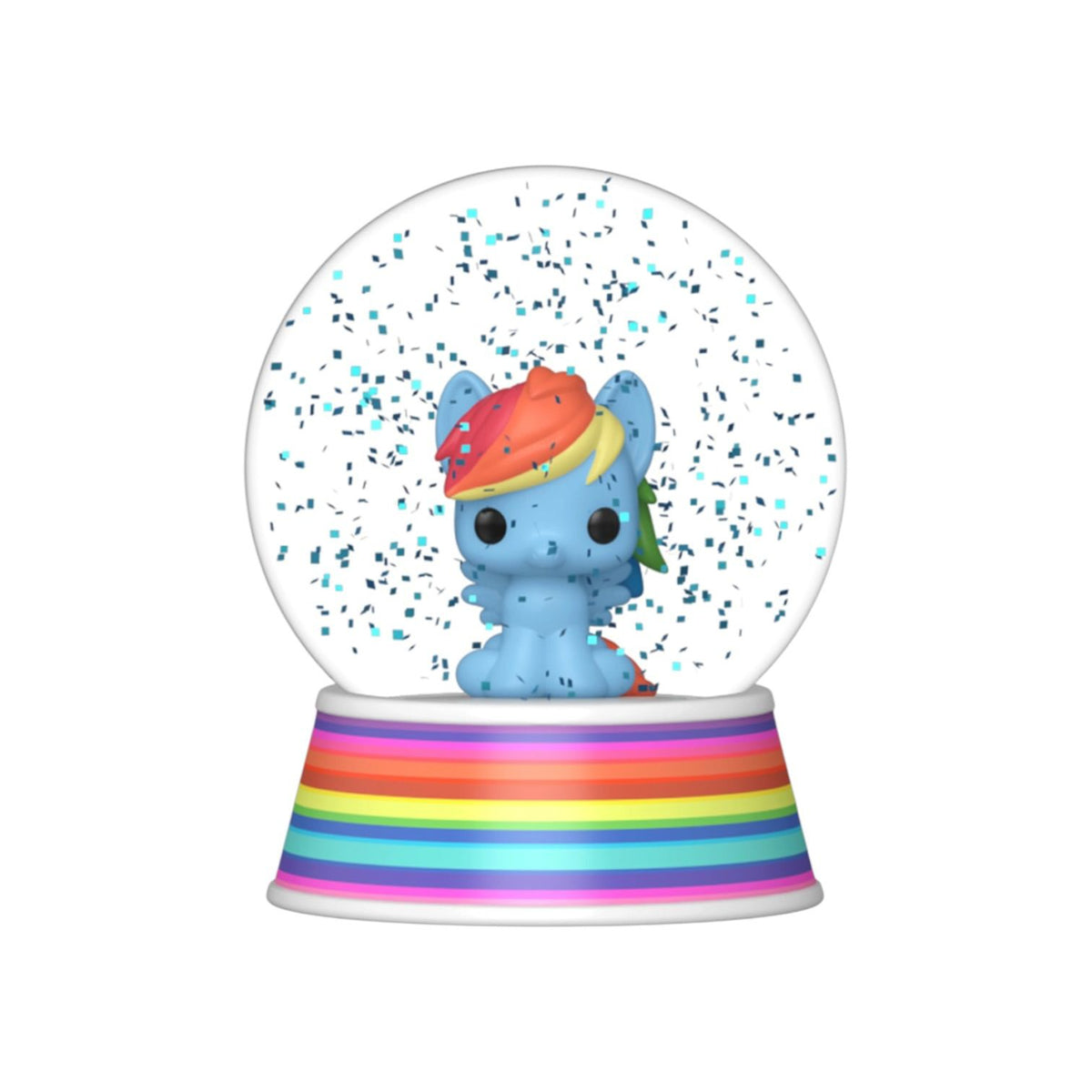 Rainbow Dash Mini Glitter Globe - My Little Pony