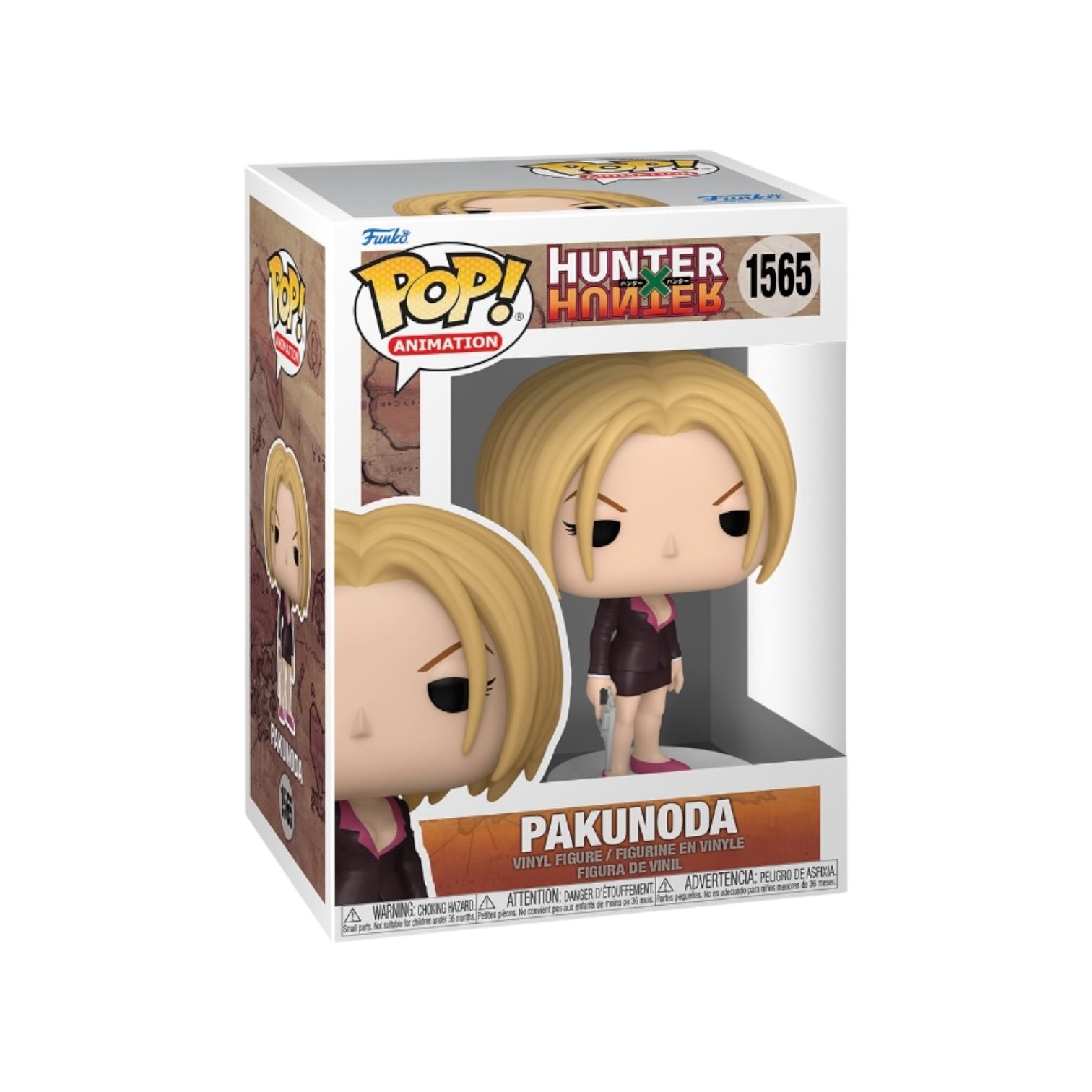 Pakunoda #1565 Funko Pop! collectible from Hunter X Hunter, showcasing her unique character design and expression.