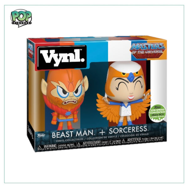 Beast Man + Sorceress 2 Pack Vynl. - Masters Of The Universe - ECCC 2018