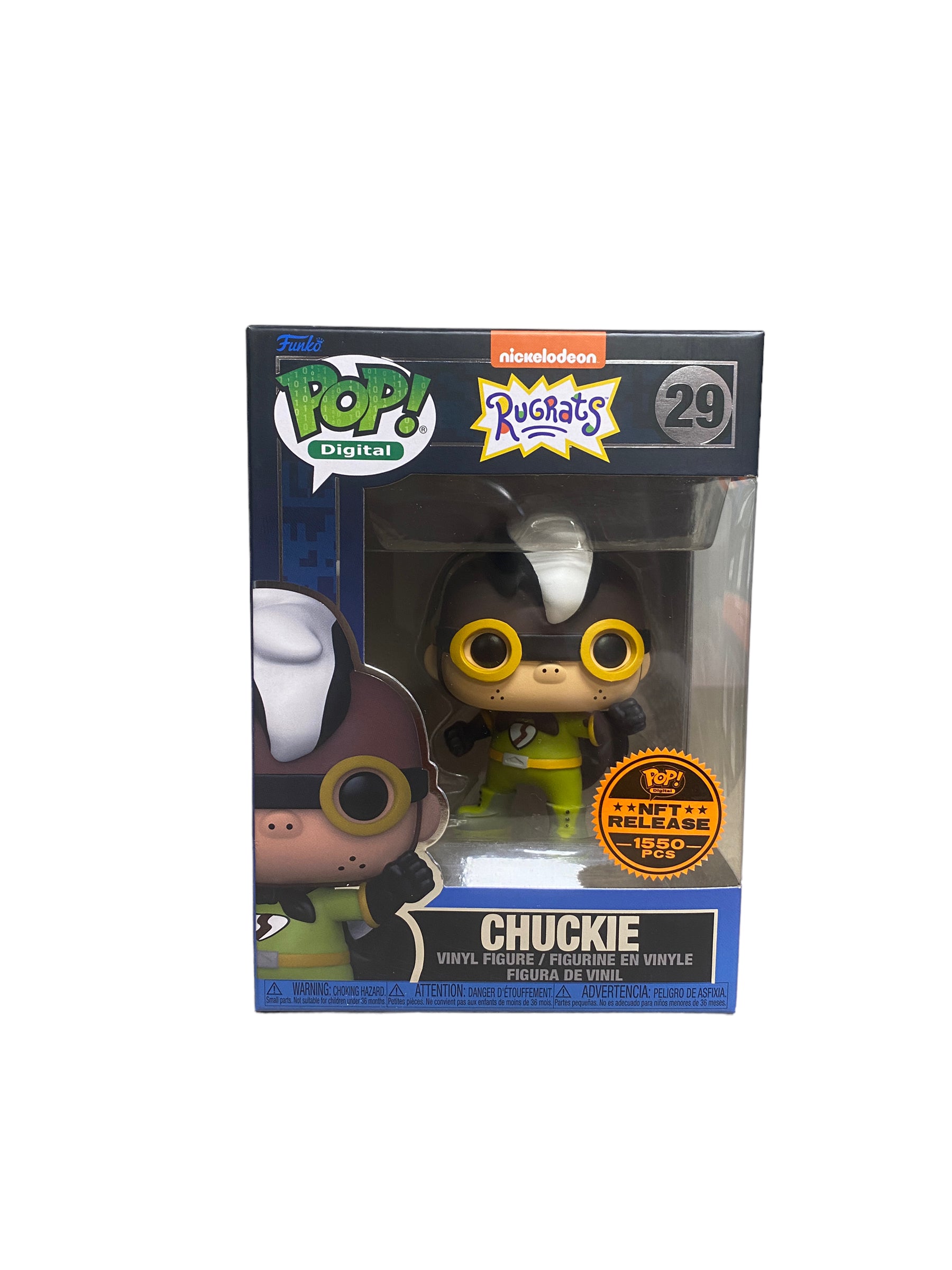Chuckie #29 Funko Pop! - Rugrats - NFT Release Exclusive LE1550 Pcs - Condition 8.5/10
