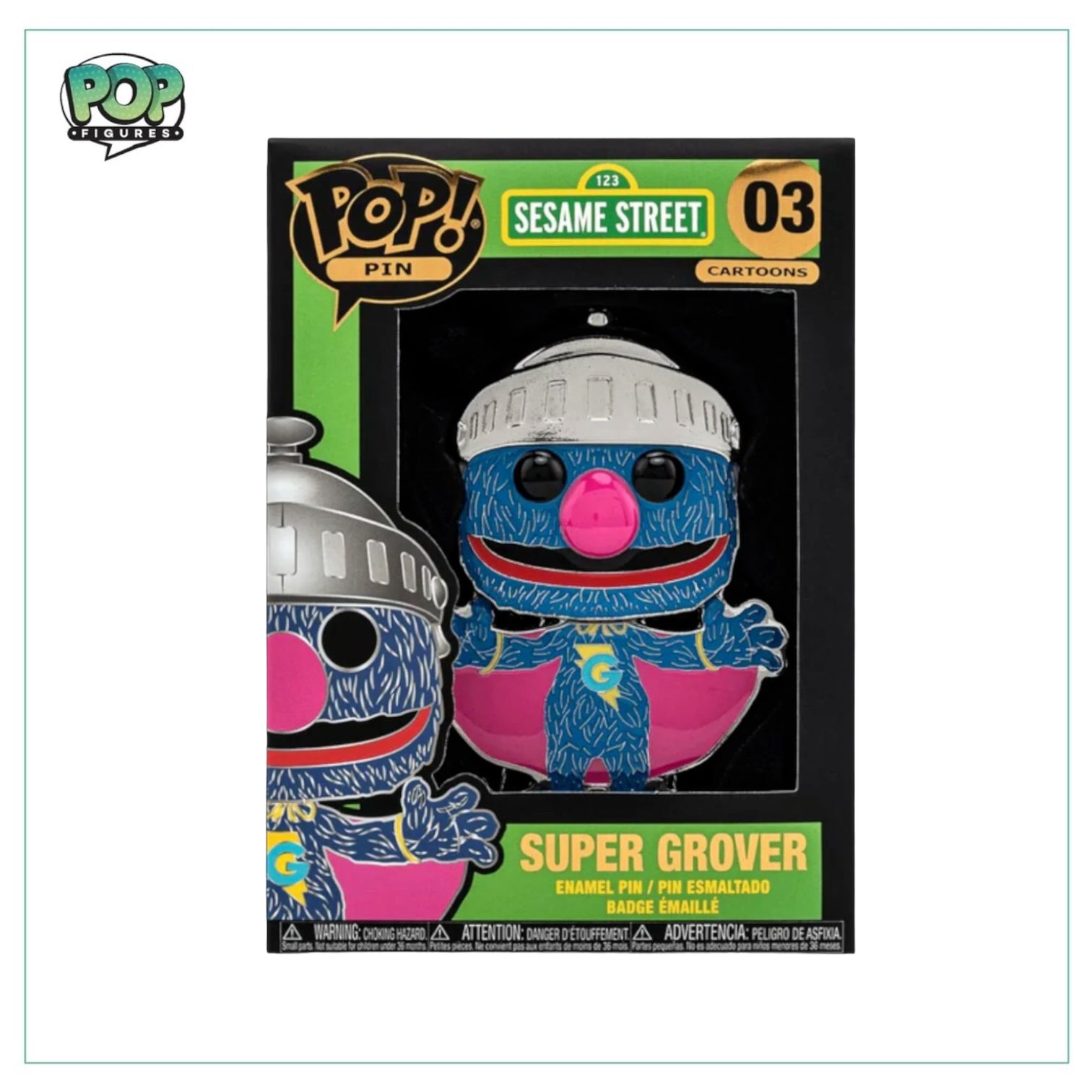 Super Groover #03 Funko Enamel Pop! Pin - Sesame Street