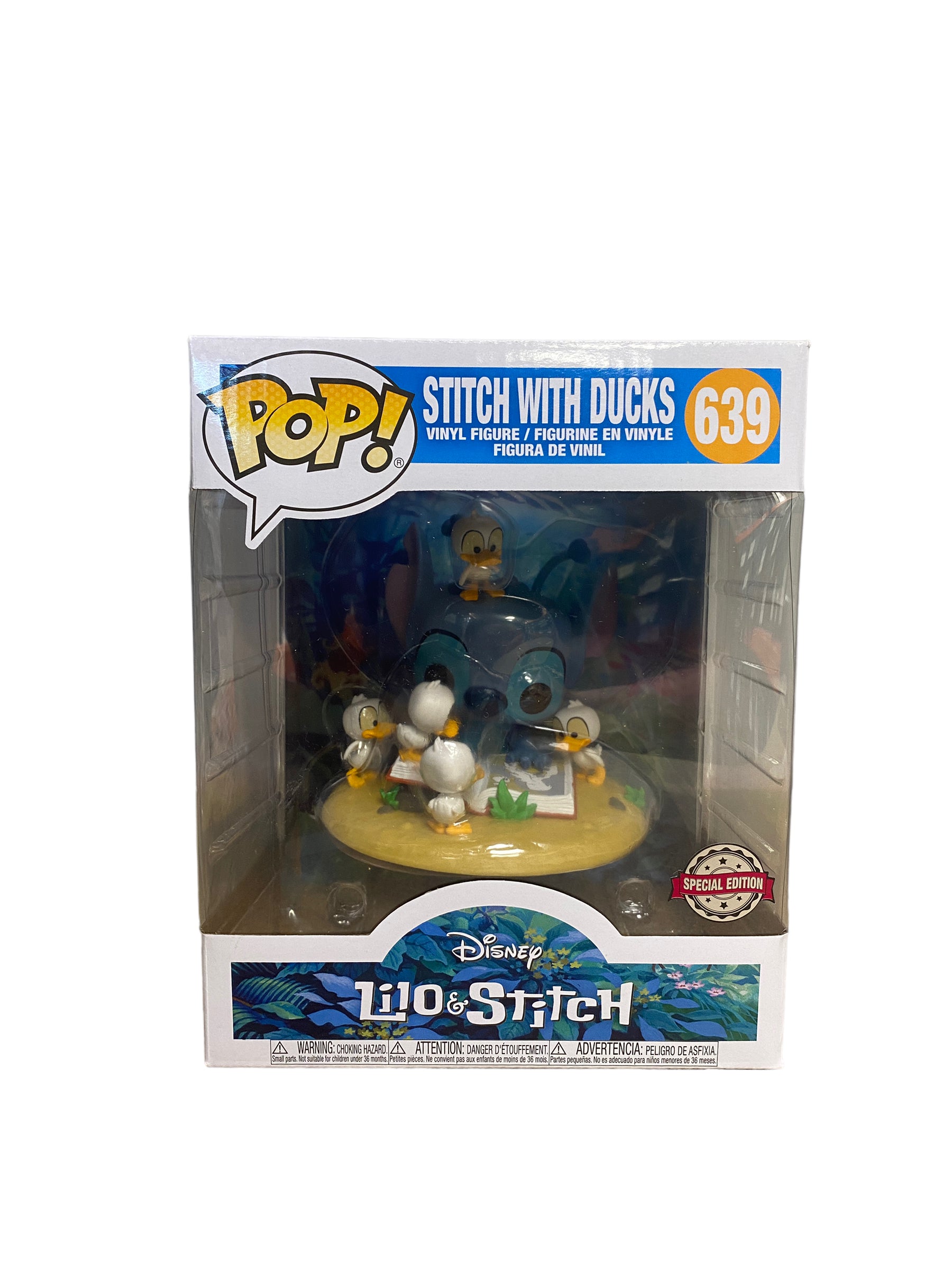 Stitch With Ducks #639 Deluxe Funko Pop! - Lilo & Stitch - Special Edi