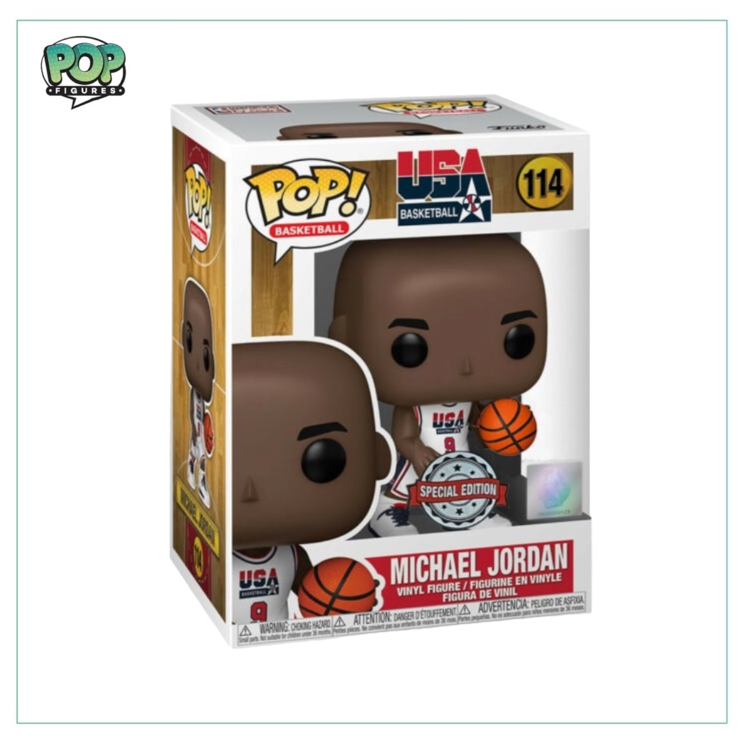 Michael Jordan #114 Funko Pop! - USA Basketball - Special Edition