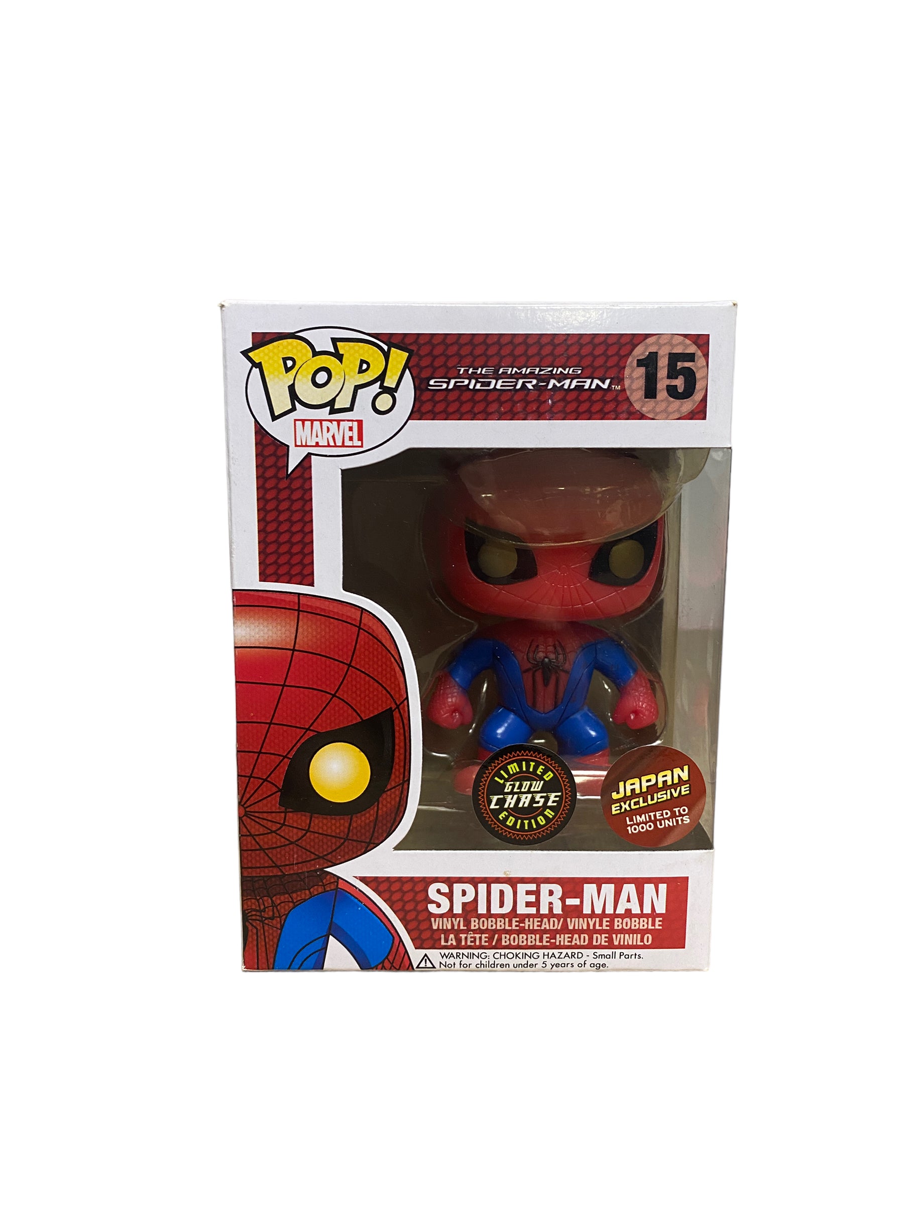Spider-Man #15 (Glow Chase) Funko Pop! - The Amazing Spider-Man - Japan Exclusive LE1000 Pcs - Condition 8/10