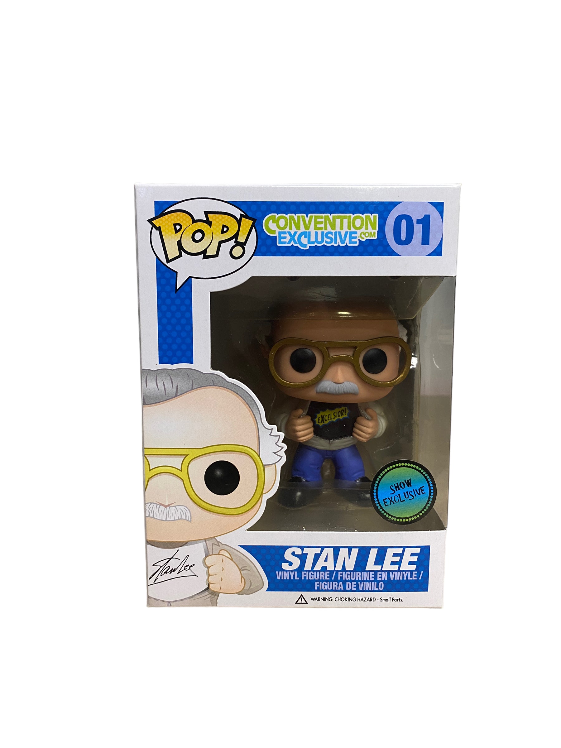 Stan Lee #01 (Excelsior) Funko Pop! - Wizard World Chicago 2014 Exclusive LE1000 Pcs - Condition 9/10