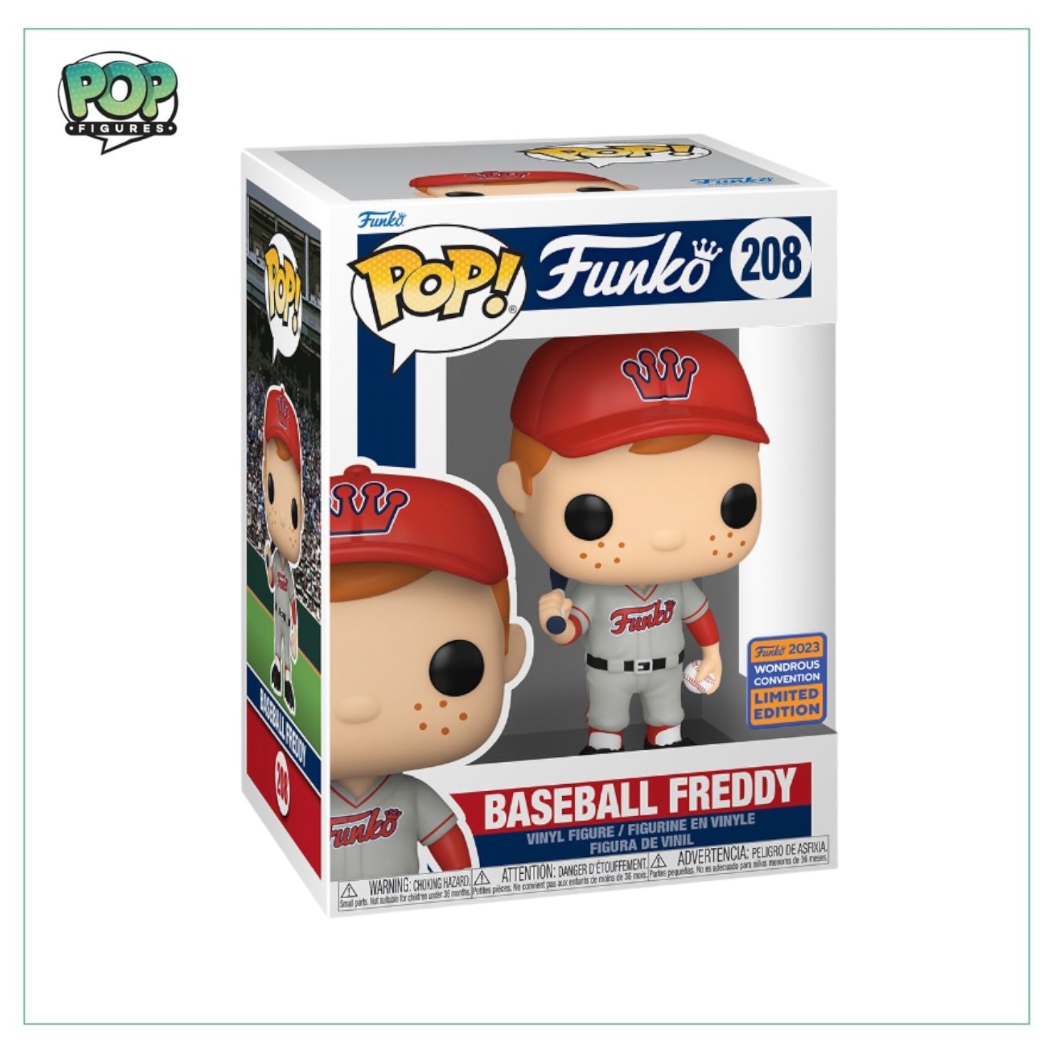 Baseball Freddy #208 Funko Pop! - Wonder Con 2023 Shared Exclusive