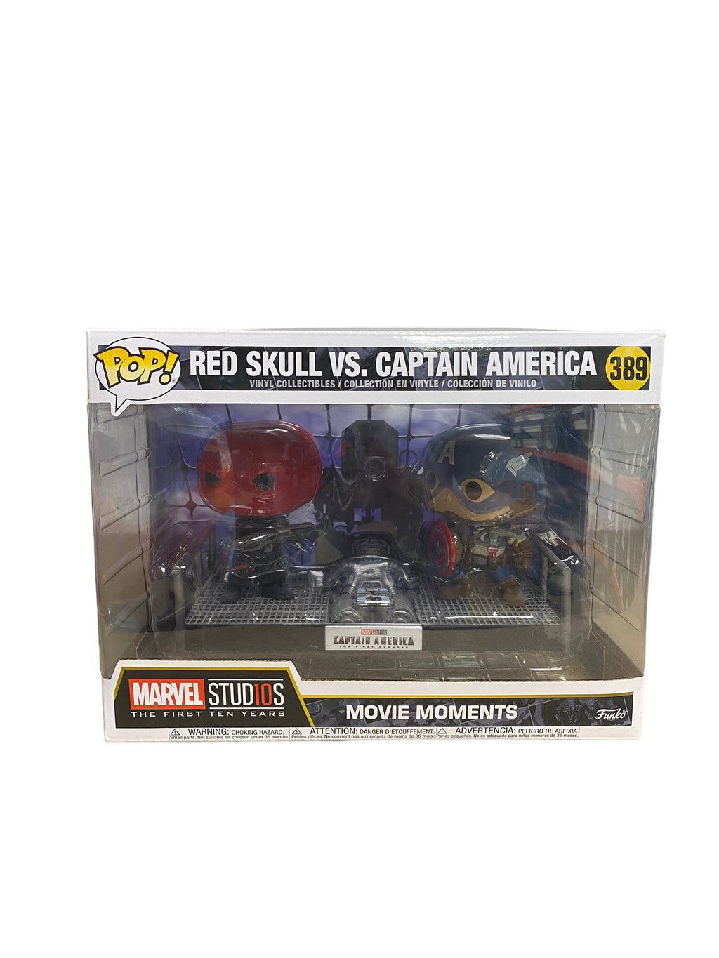 Red Skull Vs. Captain America #389 Funko Pop Movie Moment! - Marvel Studios  The First 10 Years - Condition 8/10