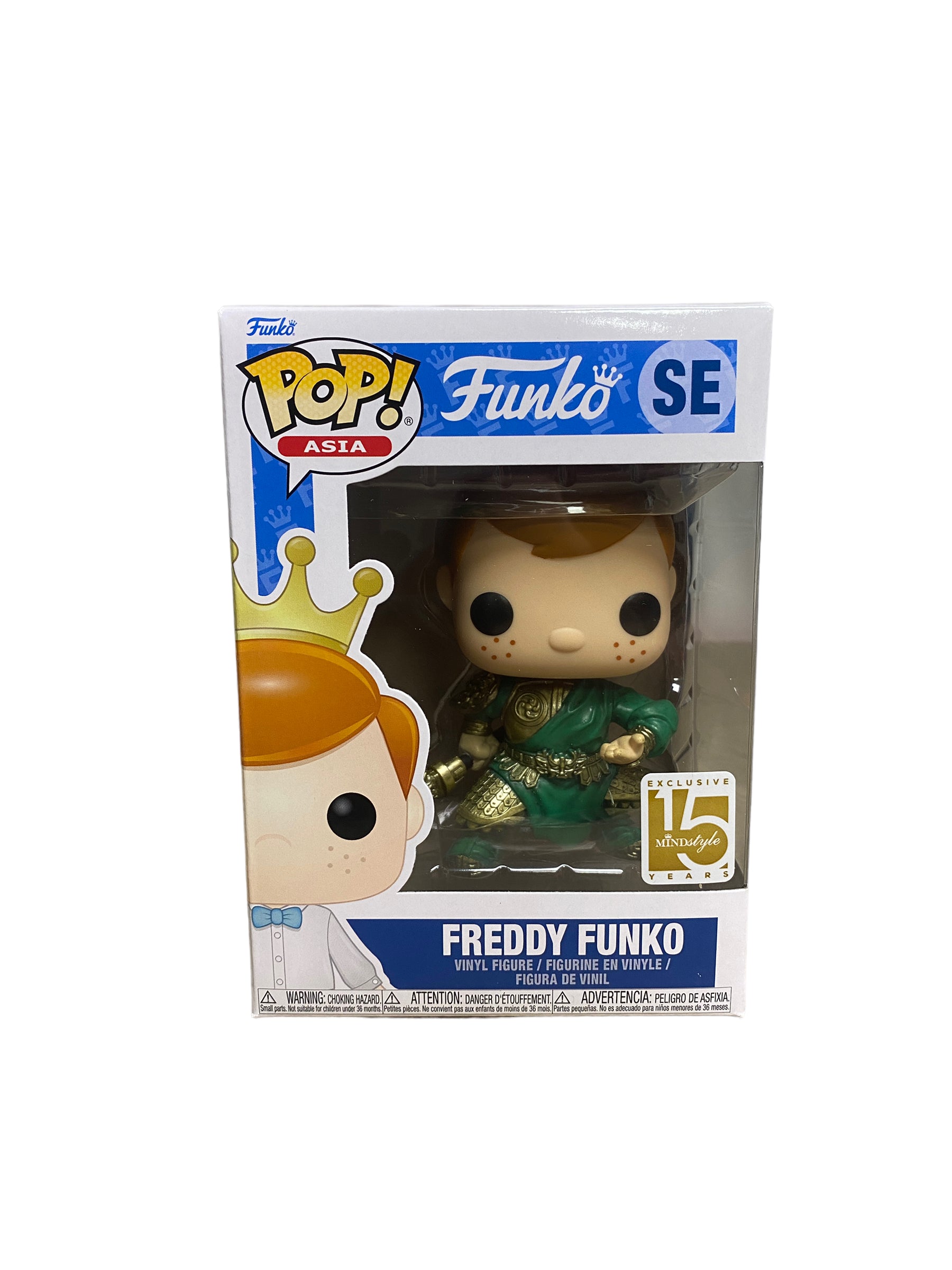 Freddy Funko (Guan Yu) Funko Pop! - Asia - Mindstyle 15th Anniversary Exclusive - Condition 9/10