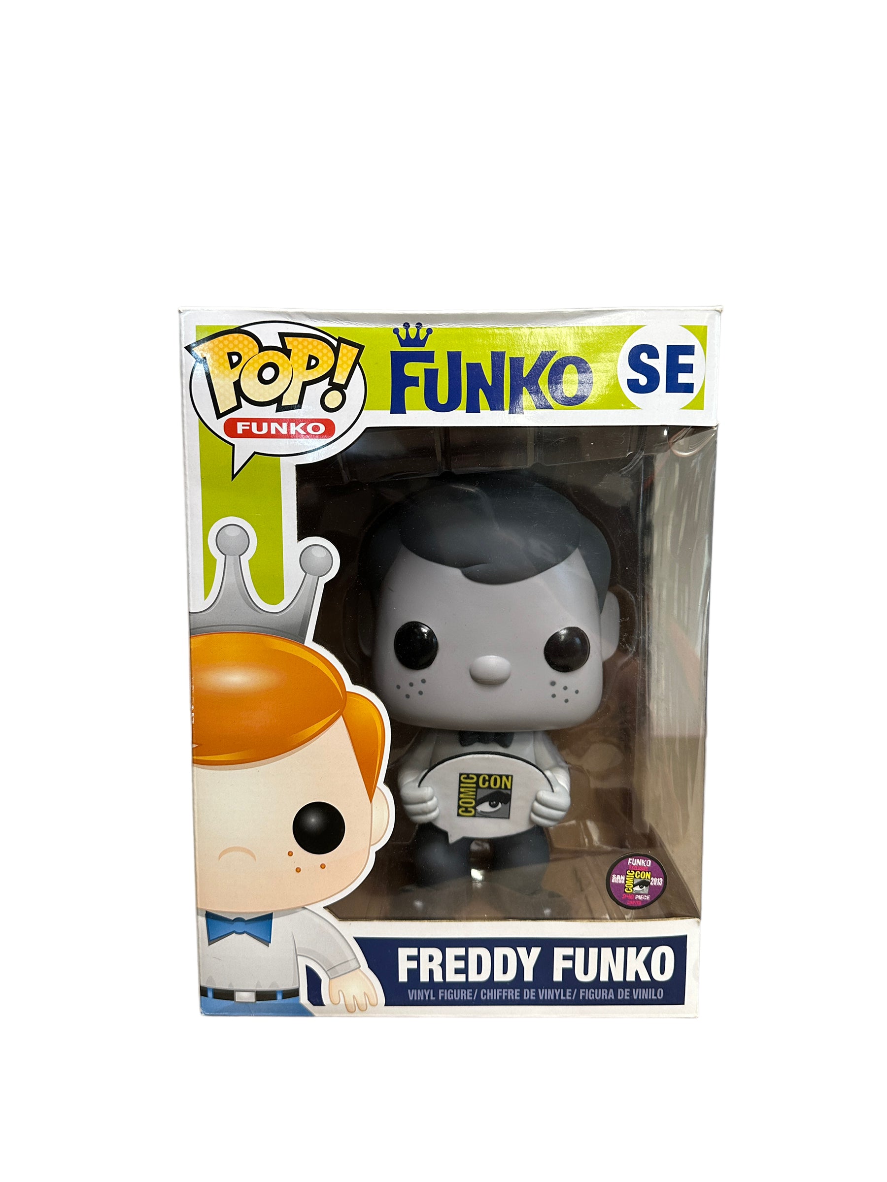 Freddy Funko Black & White 9" Funko Pop! - SDCC 2013 Exclusive LE240 Pcs - Condition 7/10