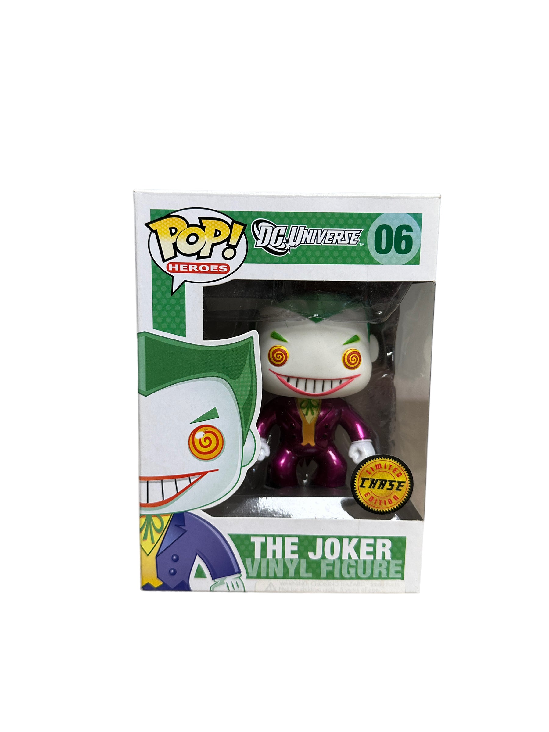 The Joker #06 (Metallic Chase) Funko Pop! - DC Universe - 2014 Pop! - Condition 8/10