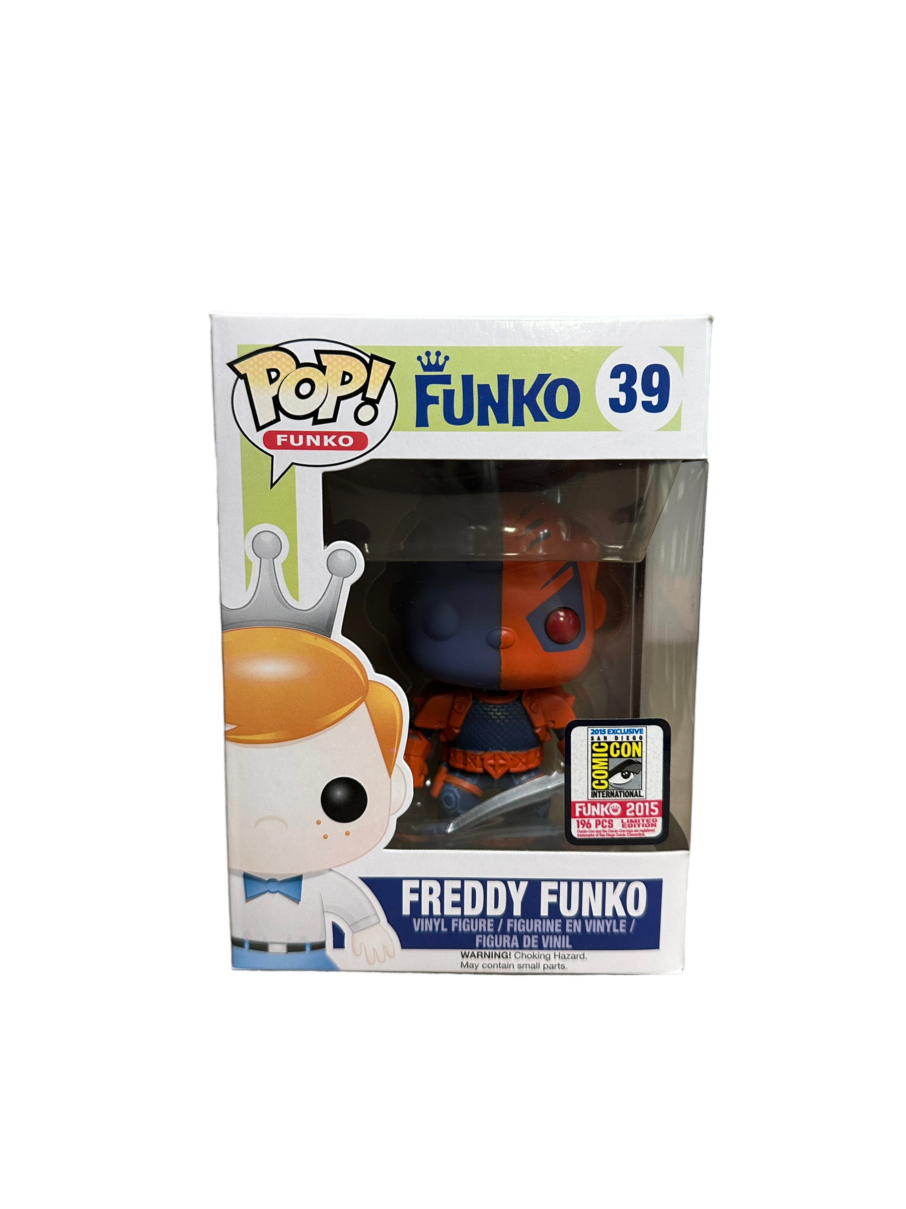 Freddy Funko as Deathstroke #39 Funko Pop! - SDCC 2015 Exclusive LE196 Pcs - Condition 7/10