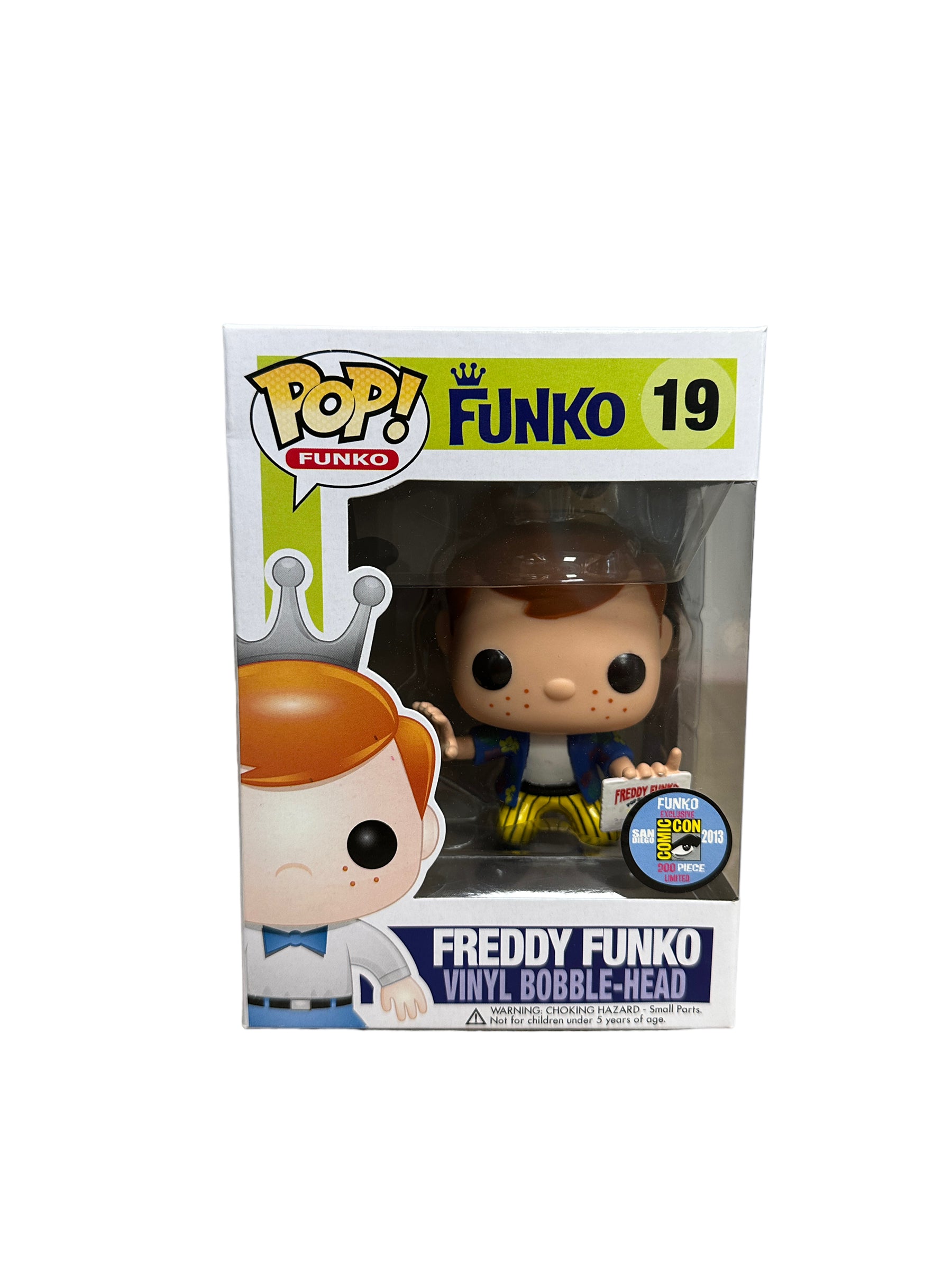 Freddy Funko as Ace Ventura #19 (Blue Shirt) Funko Pop! - SDCC 2013 Exclusive LE200 Pcs - Condition 8/10