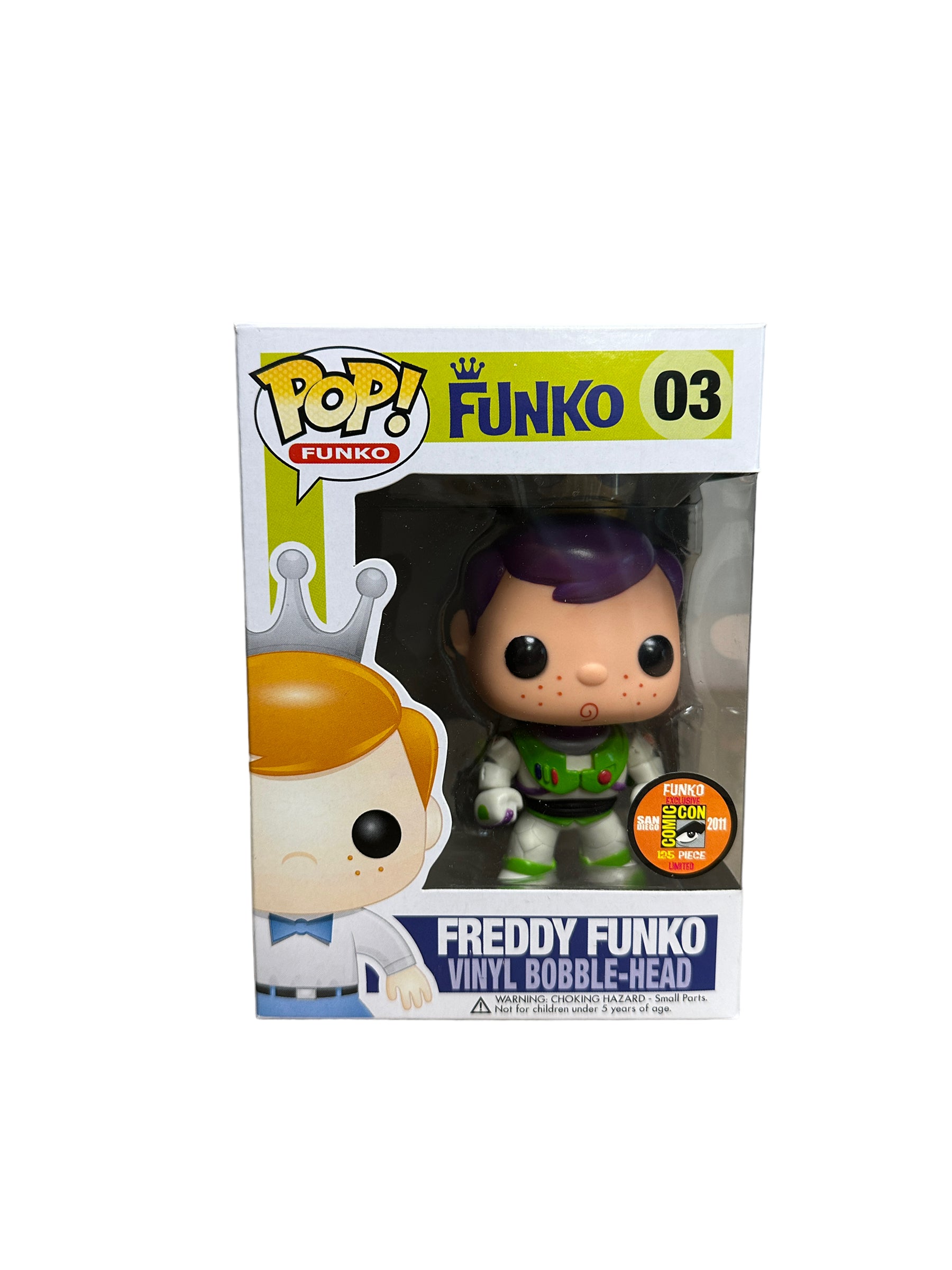 Freddy Funko as Buzz Lightyear #03 Funko Pop! - SDCC 2011 Exclusive LE125 Pcs - Condition 7.5/10