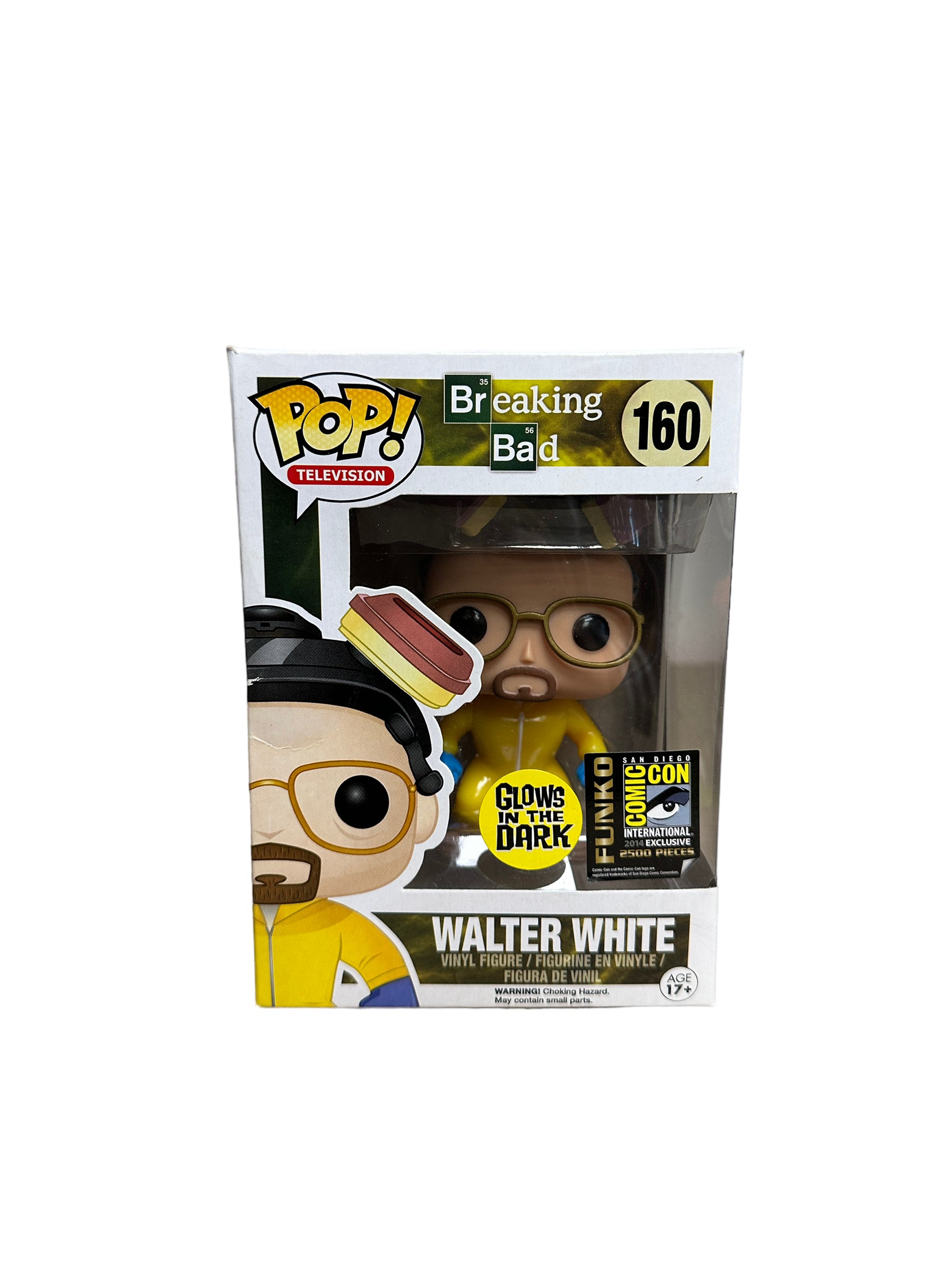 Walter White #160 (Glows in the Dark) Funko Pop! - Breaking Bad - SDCC 2014 Exclusive LE2500 Pcs - Condition 7/10