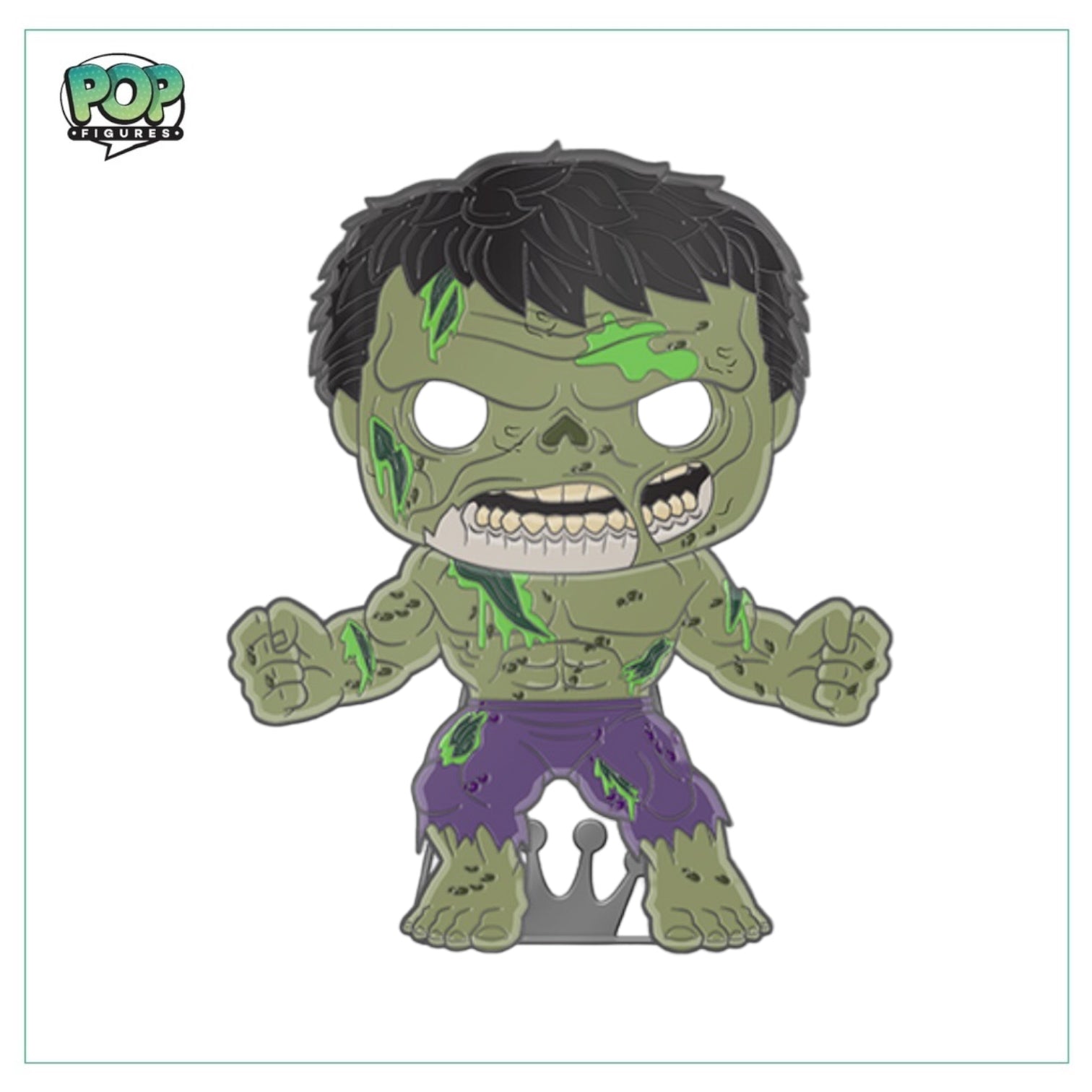 Zombie Hulk #34 Enamel Pop! Pin - Marvel Zombie - Glows in the Dark - Chance of Chase
