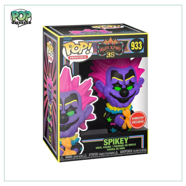 Spikey #933 (Blacklight) Funko Pop! - Killer Klowns From Outer Space 35 - Gamestop  Exclusive