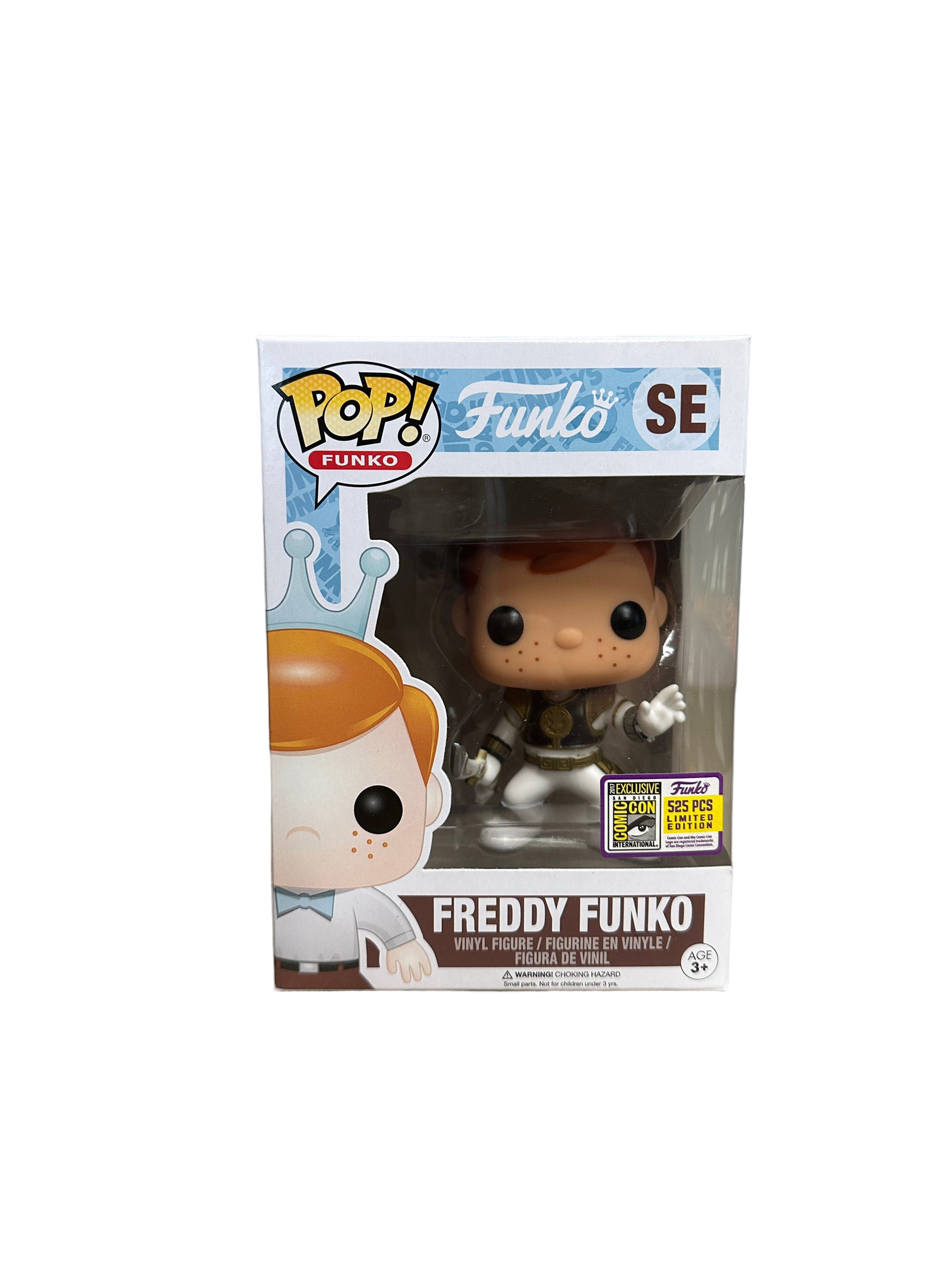 Freddy Funko as White Ranger Funko Pop! - SDCC 2017 Exclusive LE525 Pcs - Condition 9.25/10