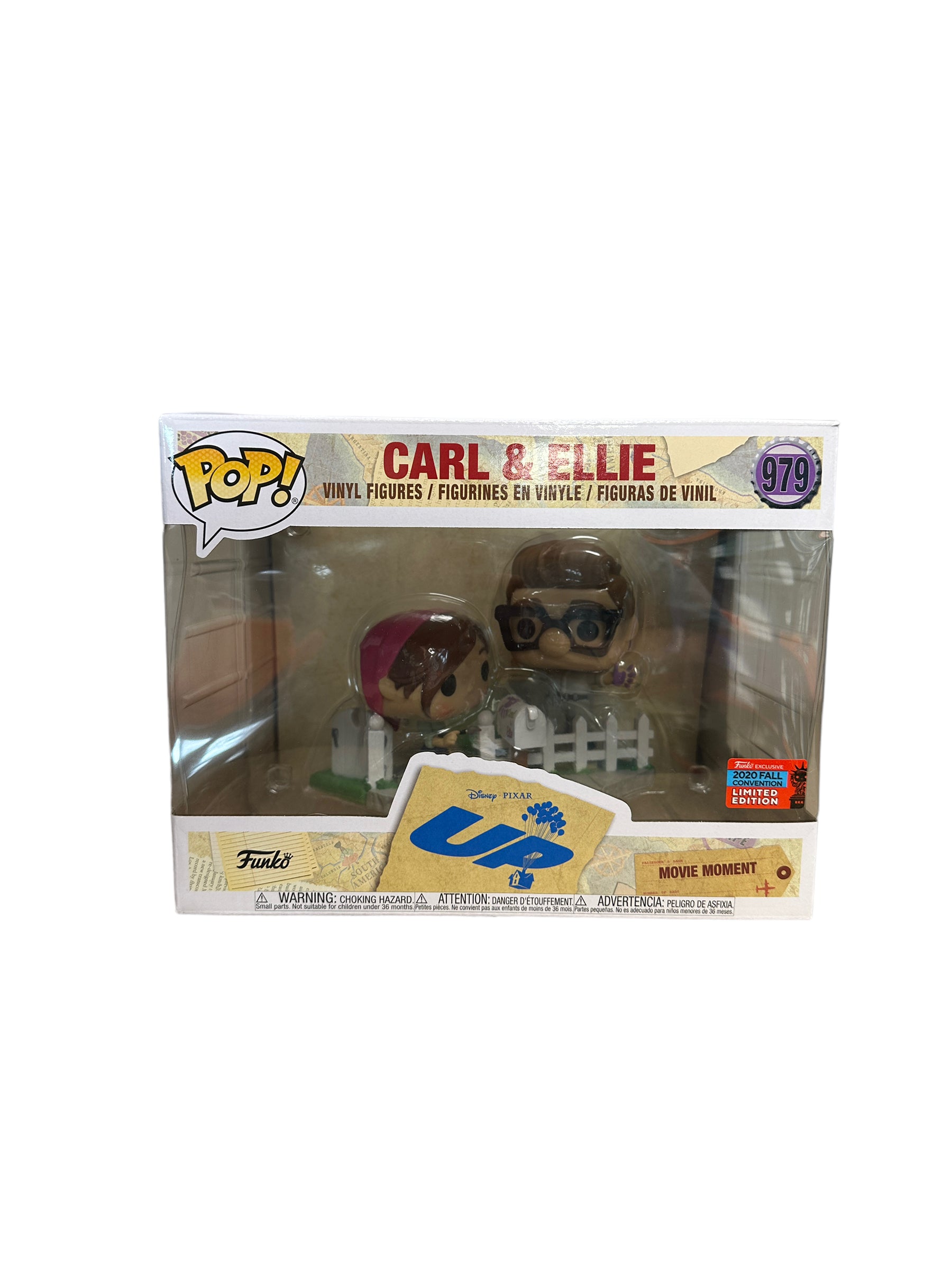 Carl & Ellie #979 (Painting) Deluxe Funko Pop! - Up - NYCC 2020 Shared Exclusive - Condition 8.5/10
