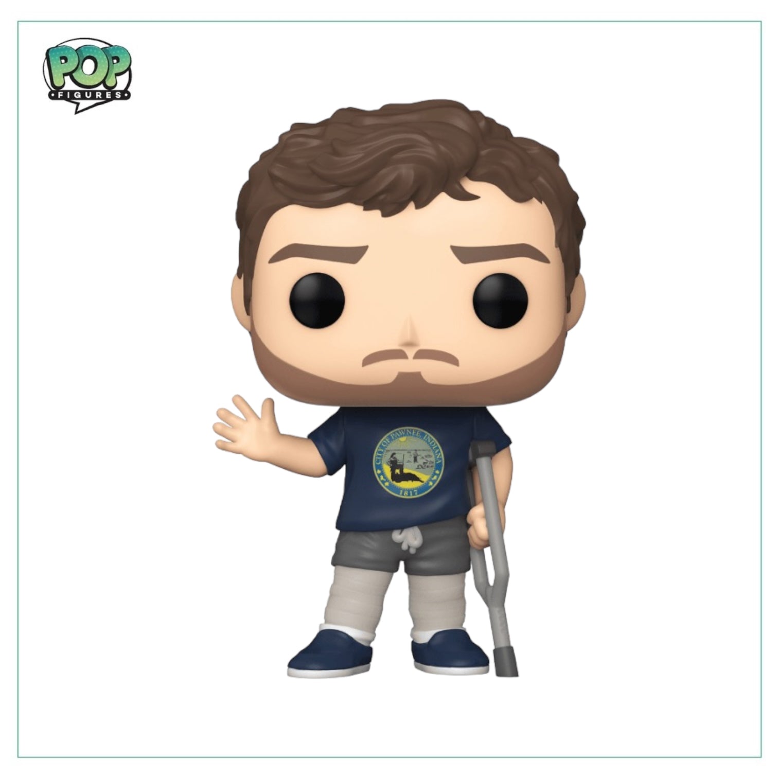 Andy with Leg Casts #1155 Funko Pop! Parks and Recreation - GO Exclusive
