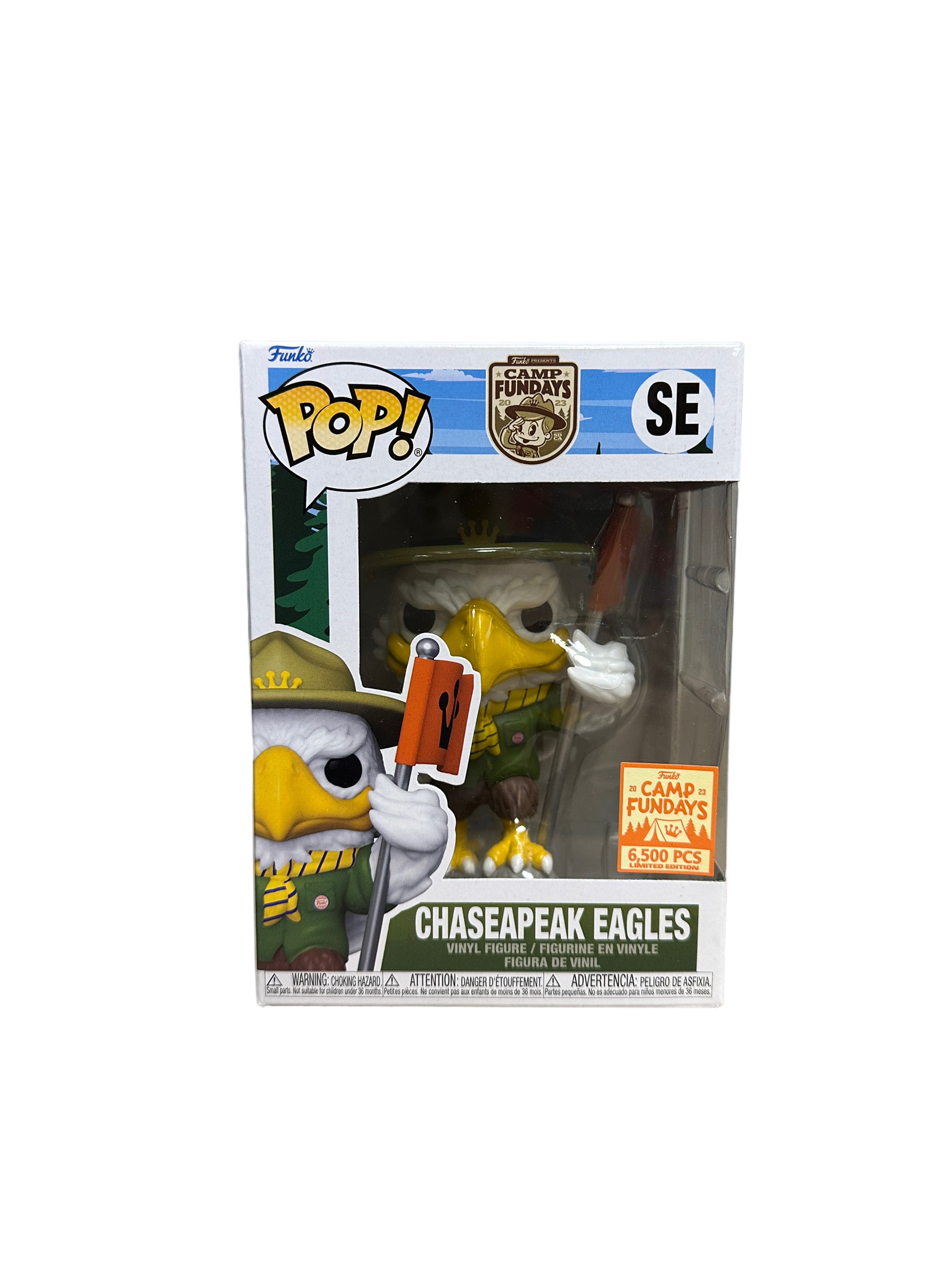 Chaseapeak Eagles Funko Pop! - Camp Fundays 2023 Exclusive LE6500 Pcs - Condition 9/10