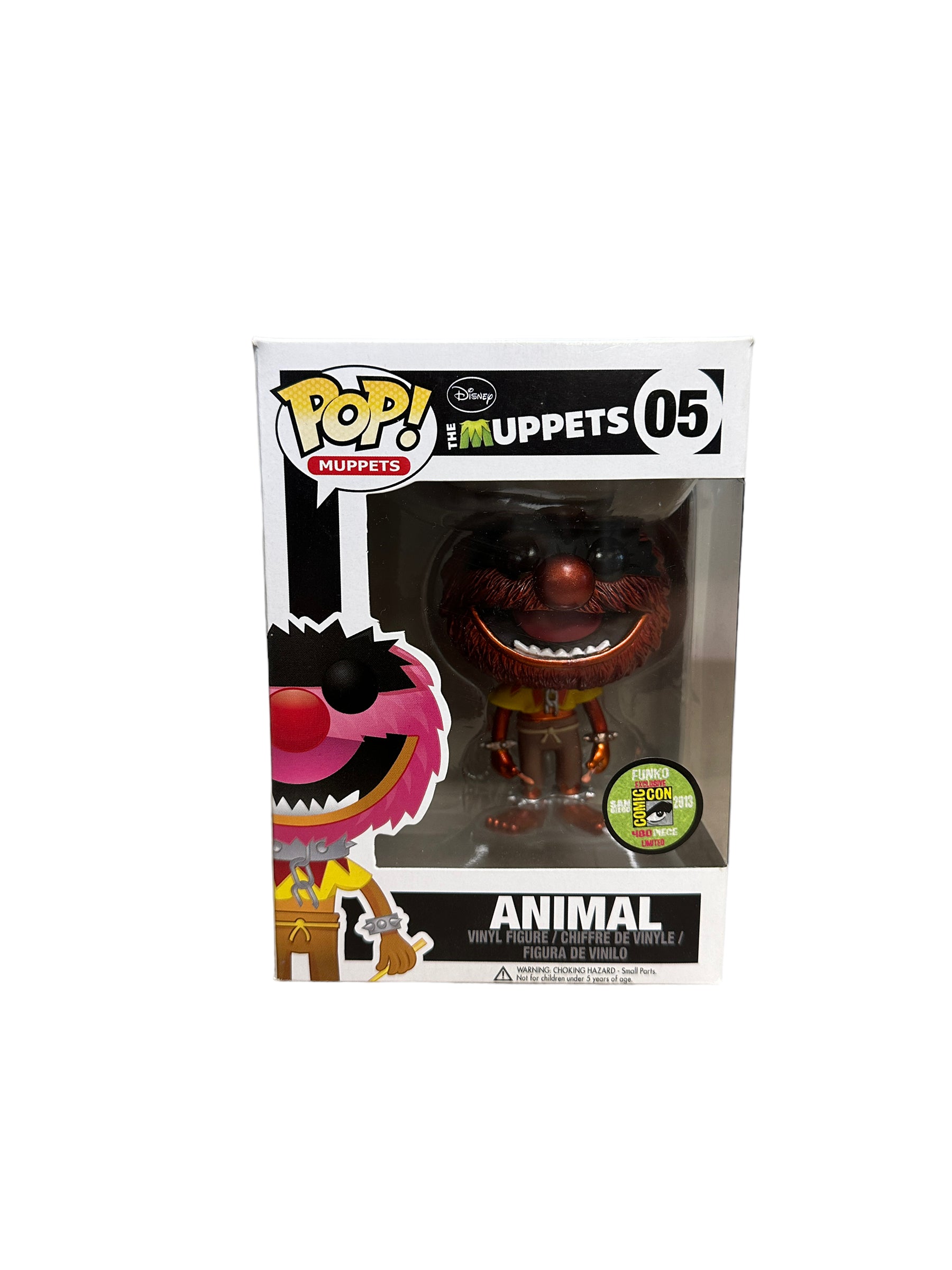 Animal #05 (Metallic) Funko Pop! - The Muppets - SDCC 2013 Exclusive LE480 Pcs - Condition 8/10