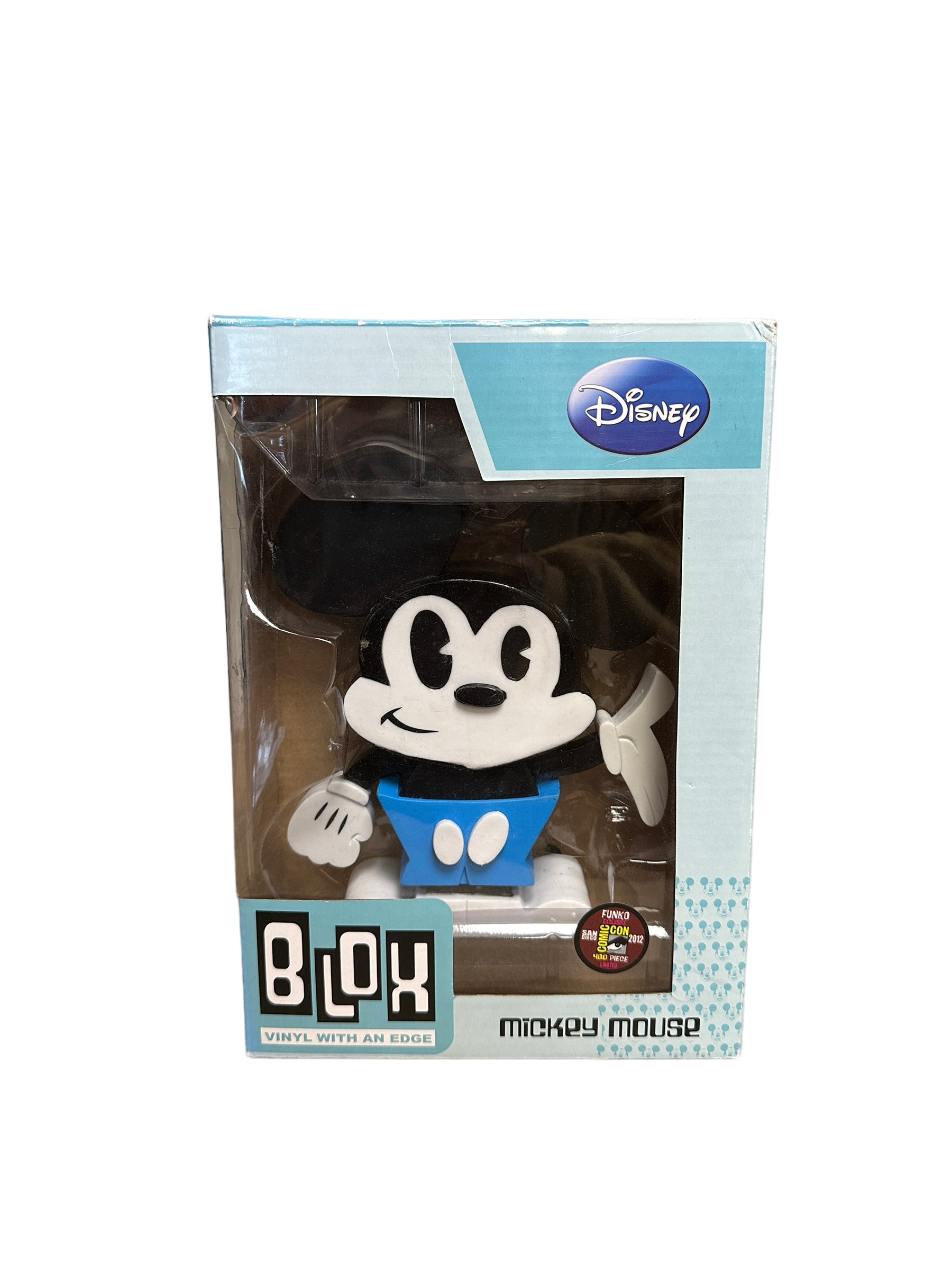 Mickey Mouse Funko Blox Vinyl Figure! - Disney - SDCC 2012 Exclusive LE480 Pcs - Condition 7/10