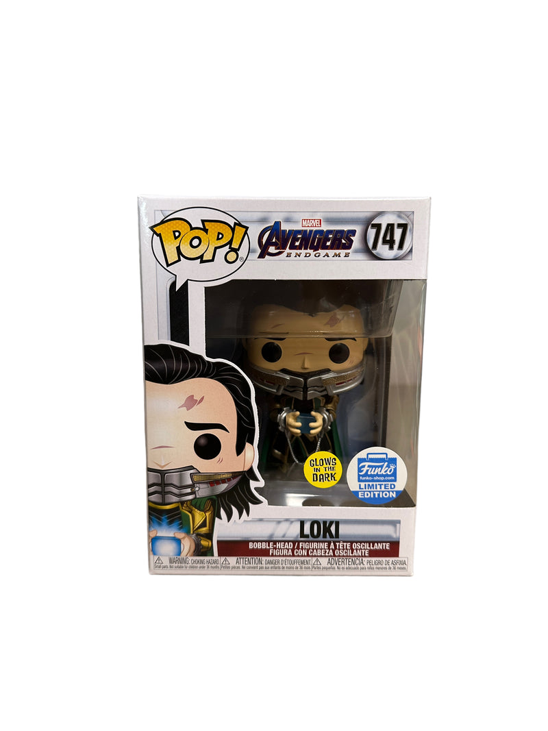 Loki #747 (Glows in the Dark) Funko Pop! - Avengers Endgame - Funko Shop  Exclusive - Condition 9.5/10