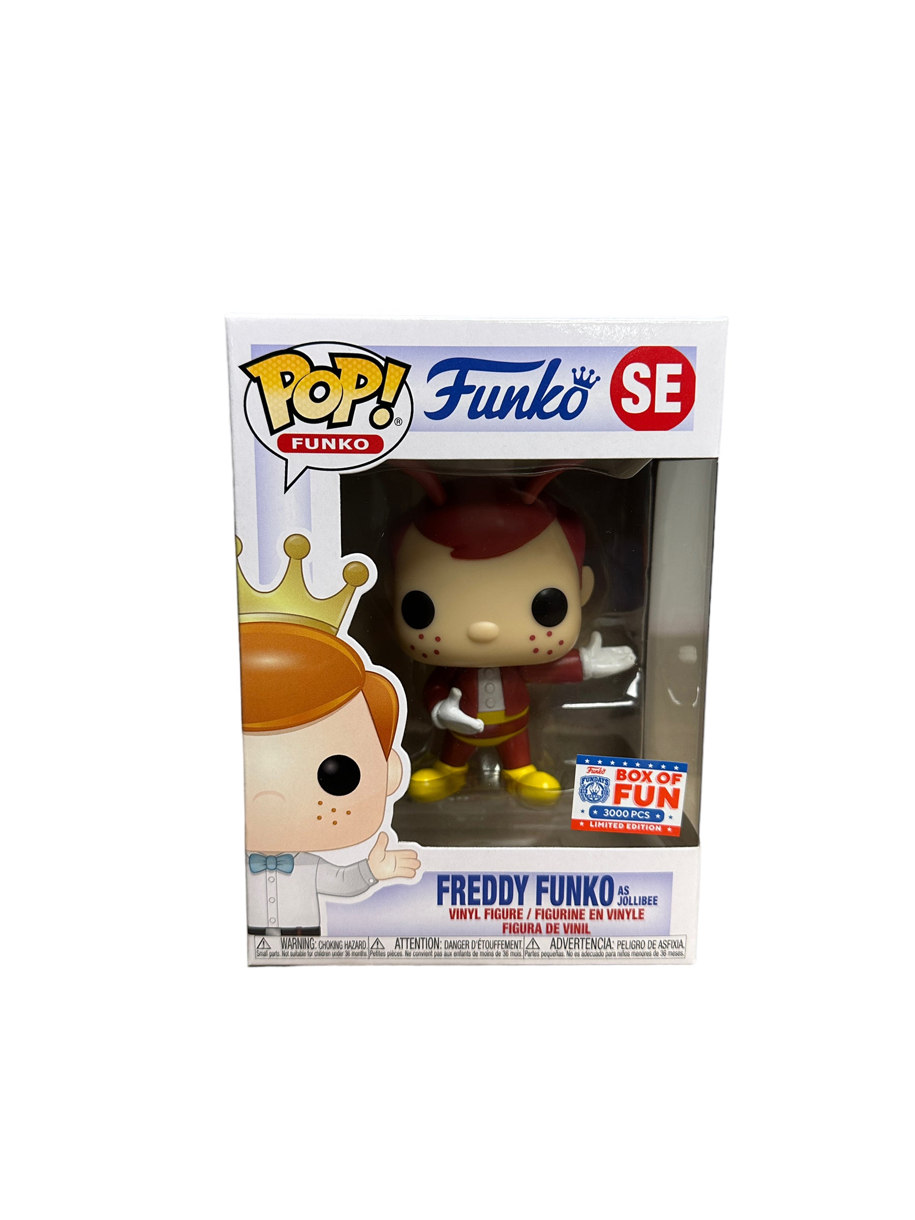 Freddy Funko as Jollibee Funko Pop! - Fundays 2021 Box of Fun Exclusive LE3000 Pcs - Condition 9.5/10