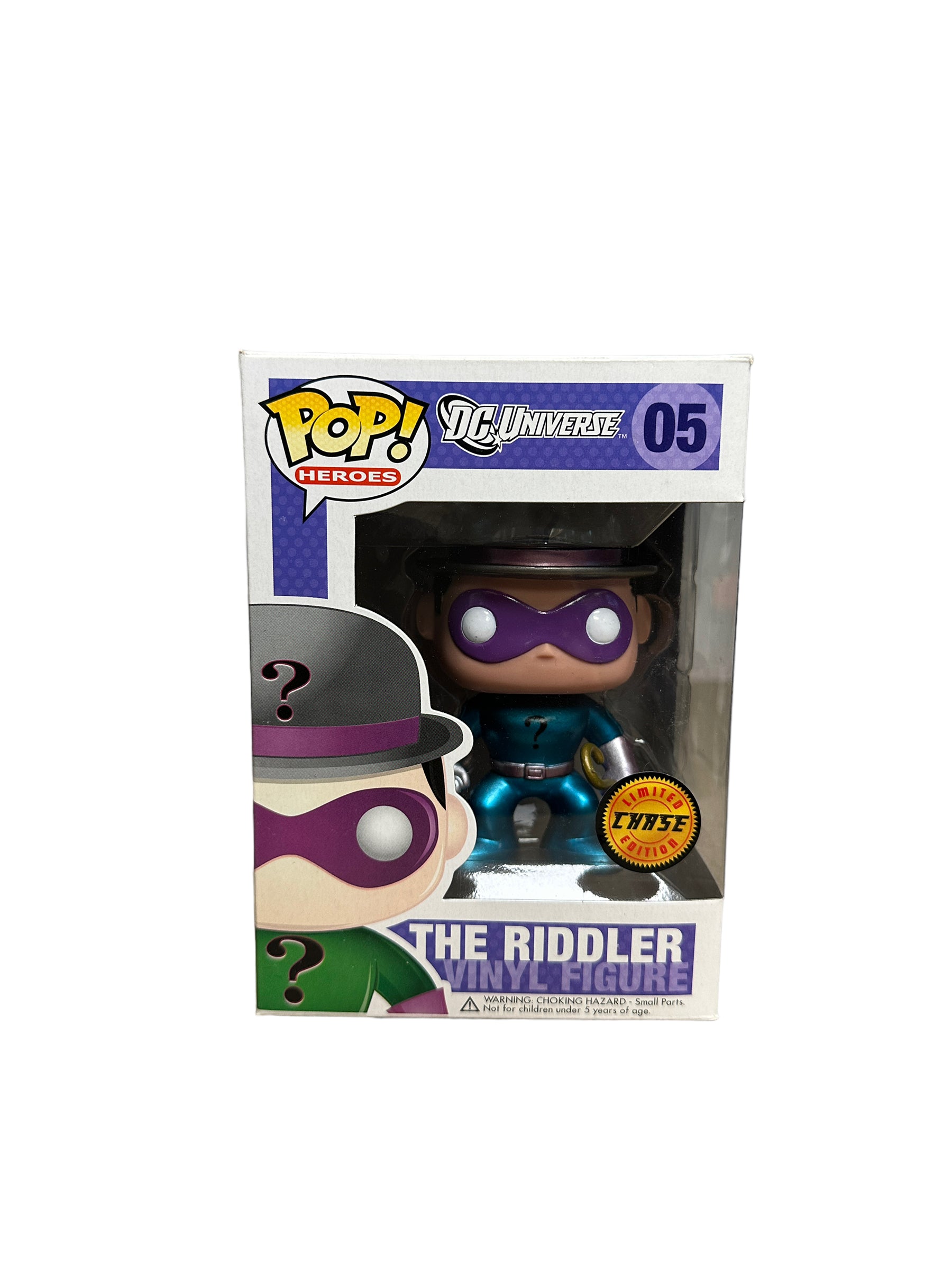 The Riddler #05 (Metallic Chase) Funko Pop! - DC Universe - Condition 8.25/10