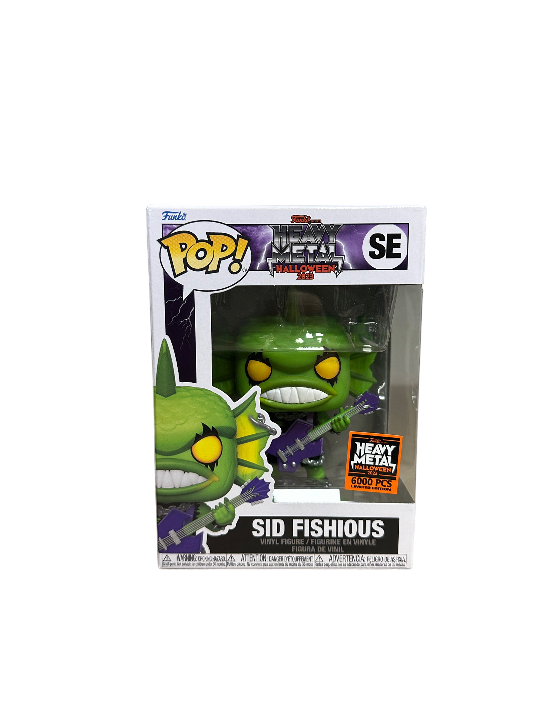 Sid Fishious Funko Pop! - Heavy Metal Halloween 2023 Exclusive LE6000 Pcs - Condition 8.5/10