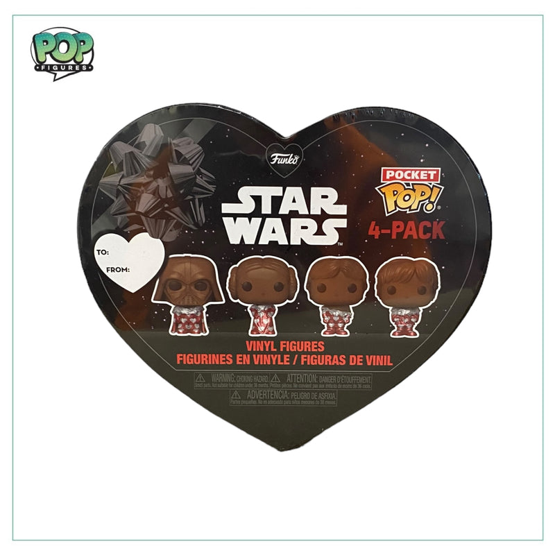 Star Wars Funko Pocket Pop 4 Pack - Valentine Chocolate box