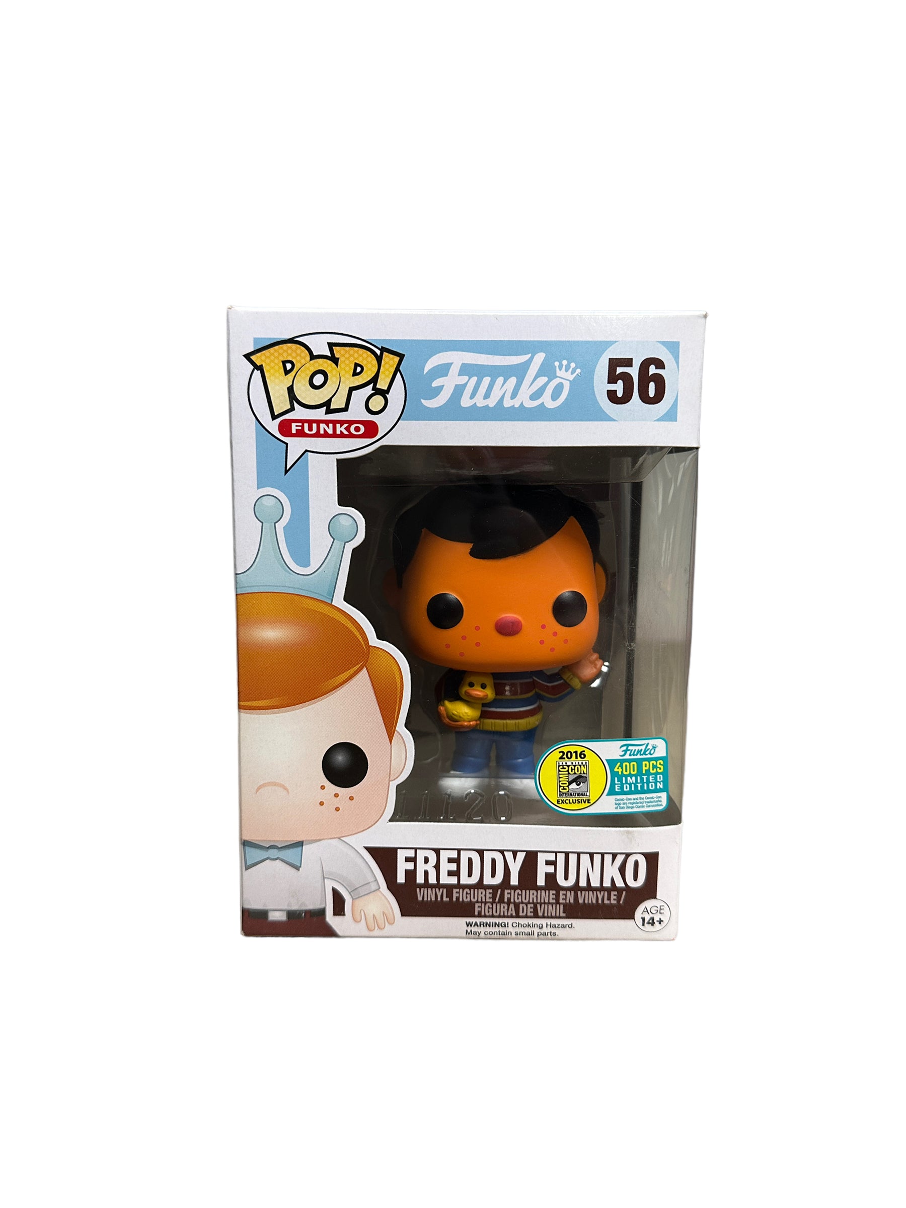 Freddy Funko as Ernie #56 Funko Pop! - SDCC 2016 Exclusive LE400 Pcs - Condition 7.5/10