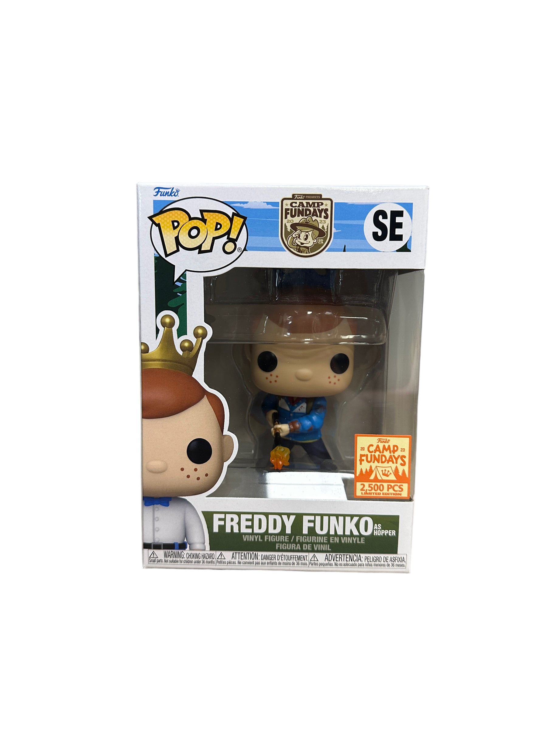 Freddy Funko as Hopper Funko Pop! - Stranger Things - Camp Fundays 2023 Exclusive LE2500 Pcs - Condition 8.75/10