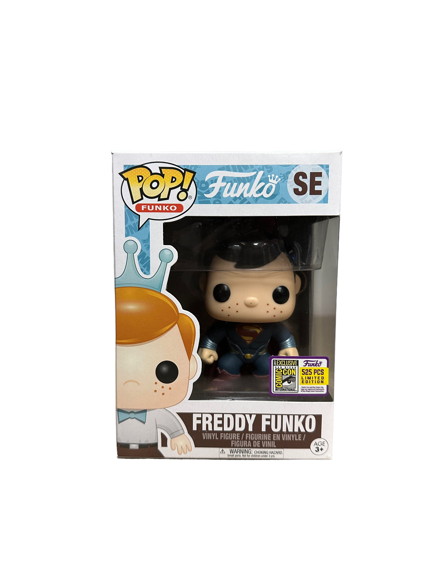 Freddy Funko as Man of Steel Funko Pop! - SDCC 2017 Exclusive LE525 Pcs - Condition 8.5/10