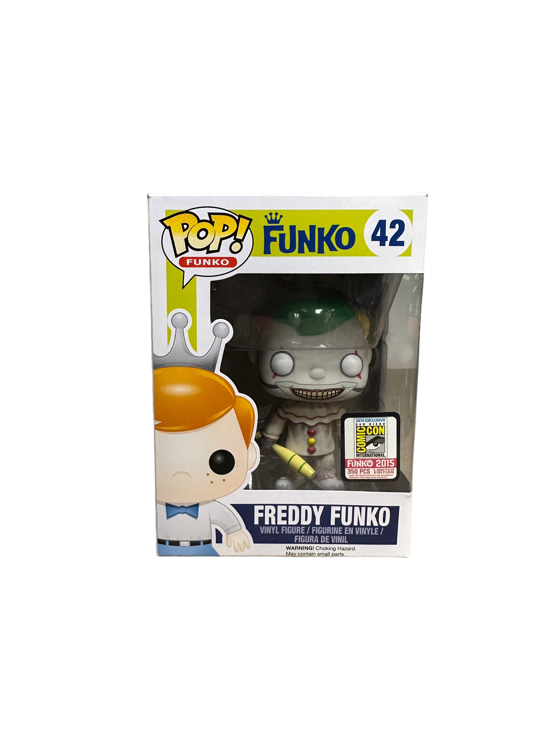 Freddy Funko as Twisty #42 Funko Pop! - SDCC 2015 Exclusive LE350 Pcs - Condition 8.75/10