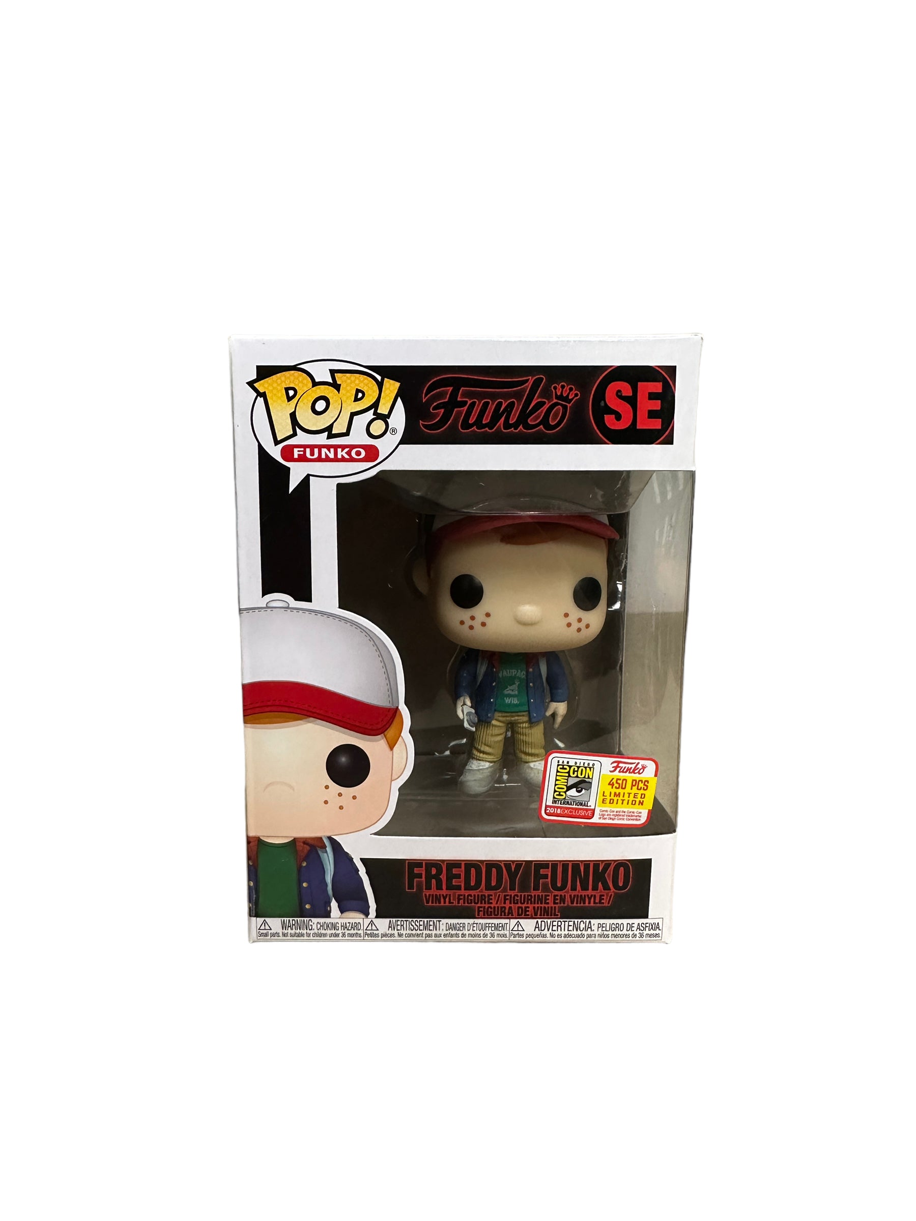 Freddy Funko as Dustin Funko Pop! - Stranger Things - SDCC 2018 Exclusive LE450 Pcs - Condition 8.75/10