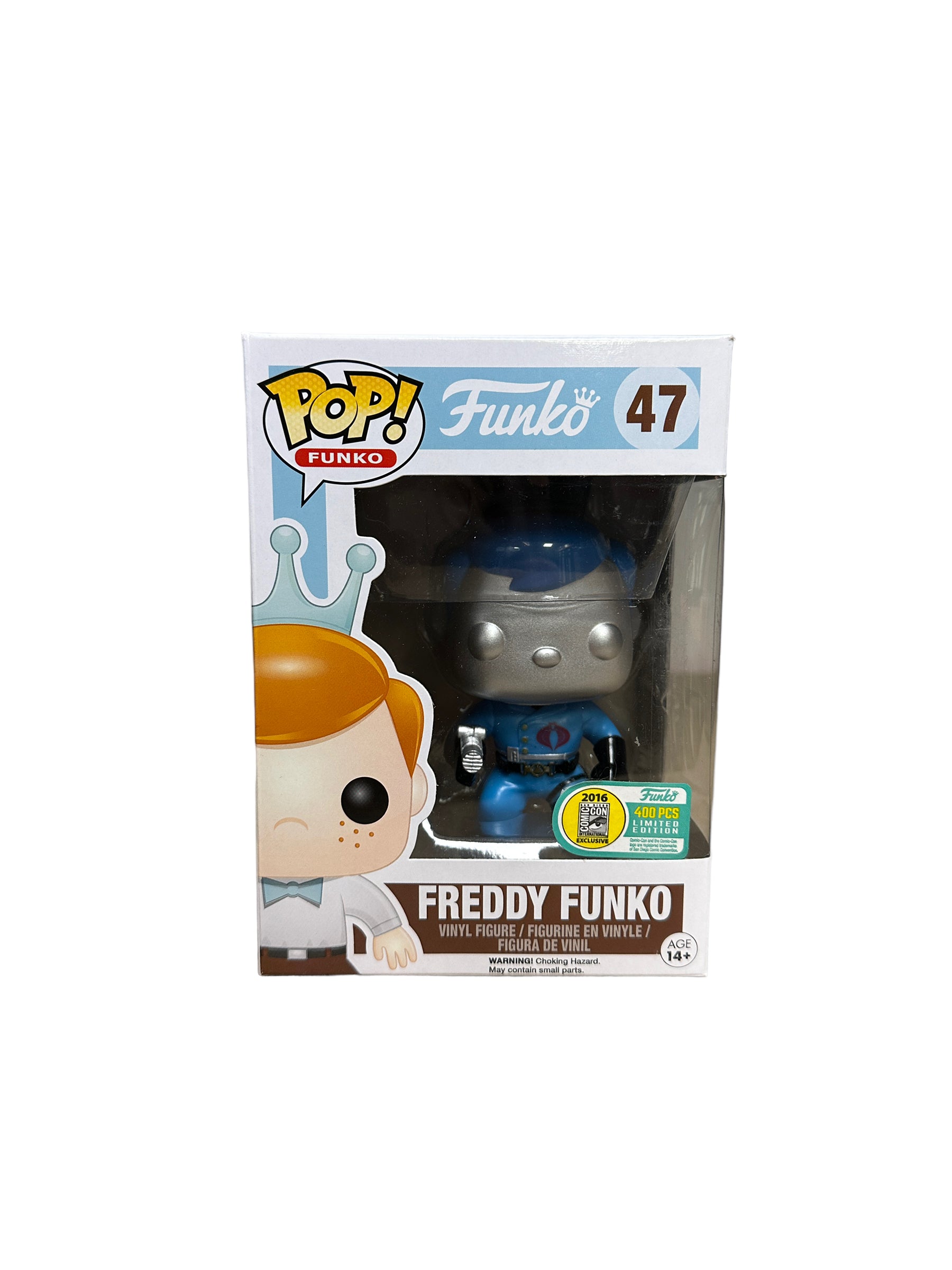 Freddy Funko as Cobra Commander #47 Funko Pop! - SDCC 2016 Exclusive LE400 Pcs - Condition 8/10