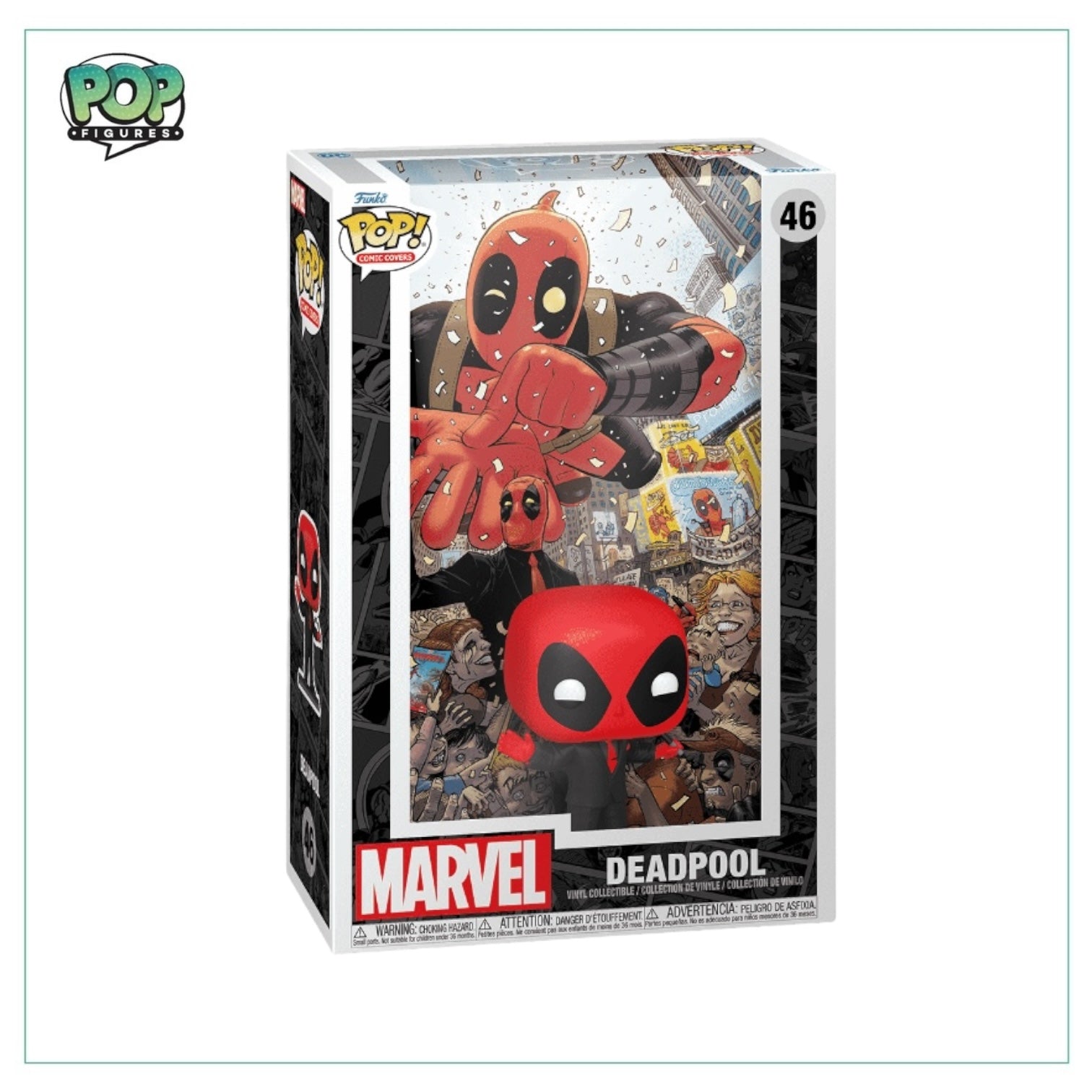 Deadpool in Black Suit #46 Funko Comic Pop! - Deadpool