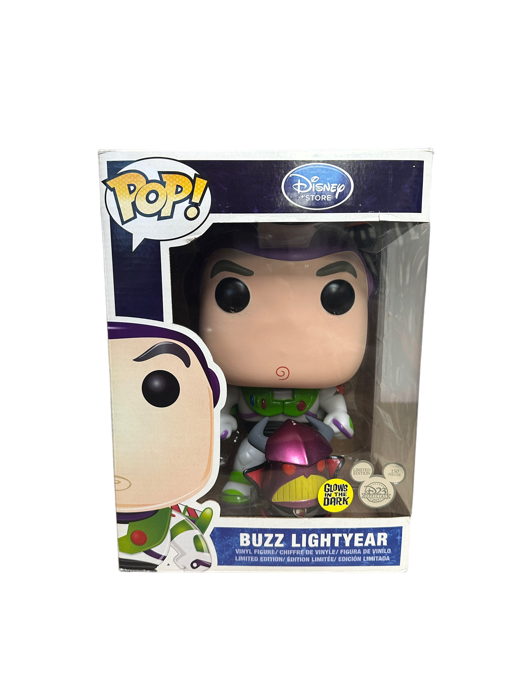 Buzz Lightyear w/ Emperor Zurg (Glow in the Dark) 9" Funko Pop! - Disney - D23 Expo 2013 Exclusive LE150 Pcs - Condition 7/10