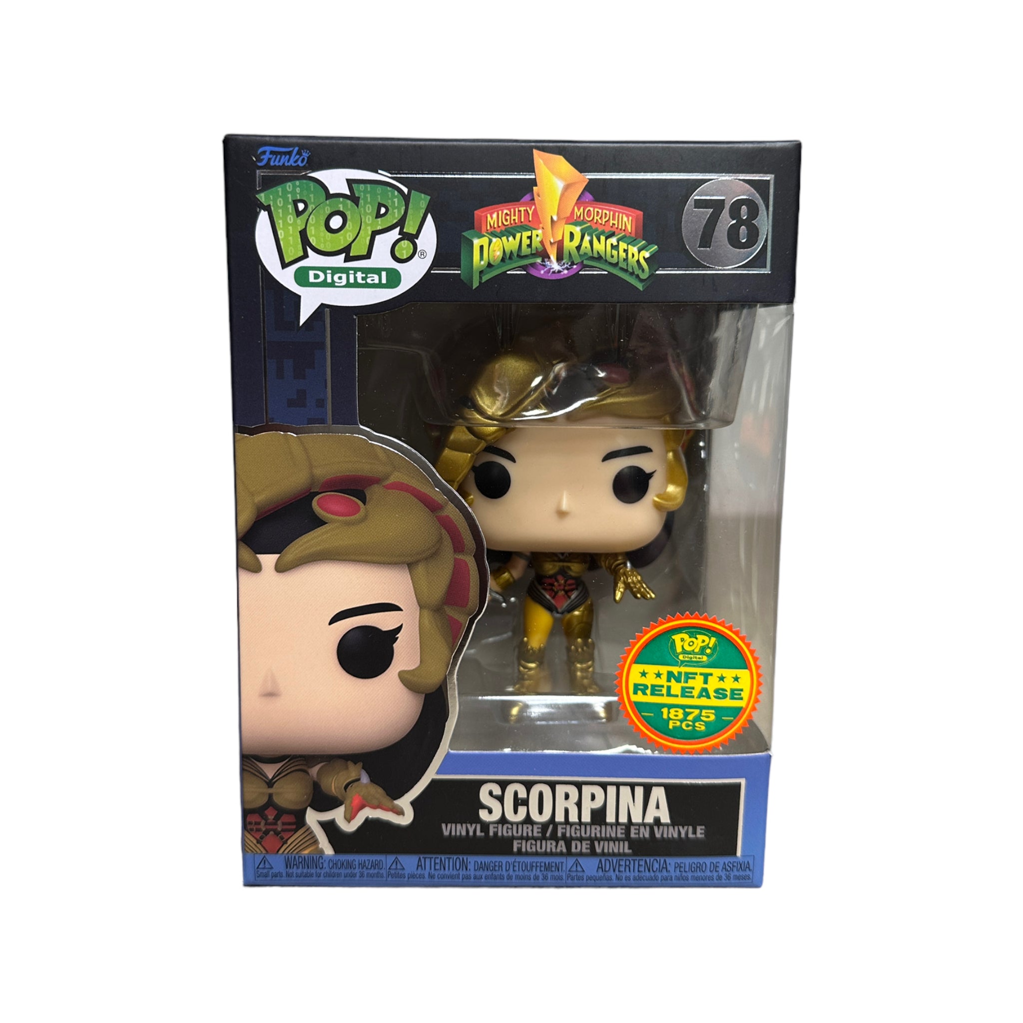 Scorpina #78 Funko Pop! - Mighty Morphin Power Rangers - NFT Release Exclusive LE1875 Pcs - Condition 9/10