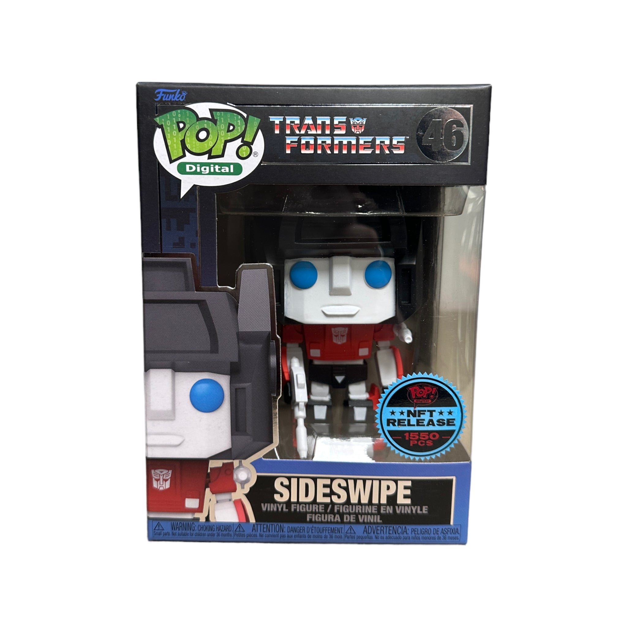 Sideswipe #46 Funko Pop! - Transformers - NFT Release Exclusive LE1550 Pcs - Condition 9/10