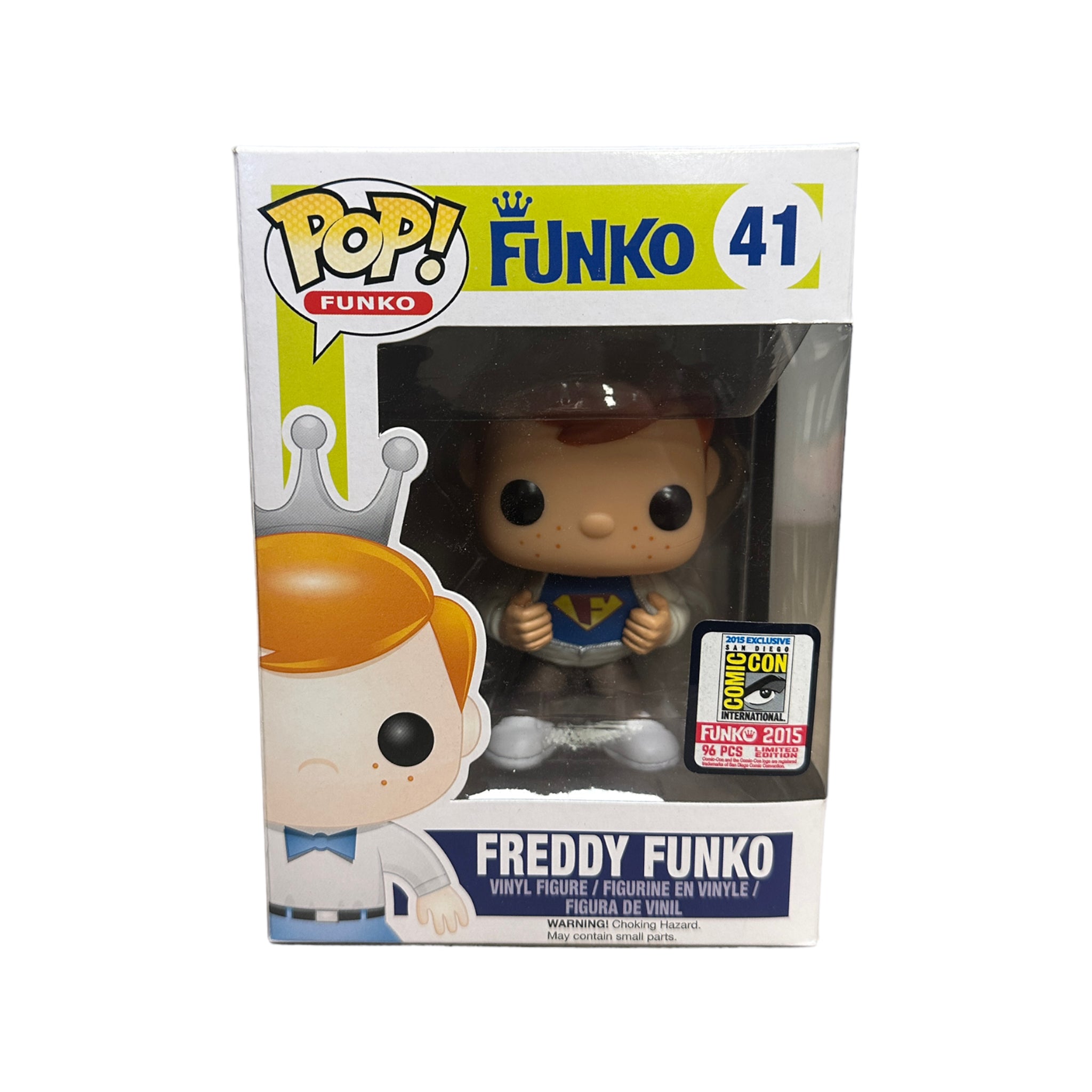 Freddy Funko as Stan Lee (Blue) #41 Funko Pop! - SDCC 2015 Exclusive LE96 Pcs - Condition 8.75/10
