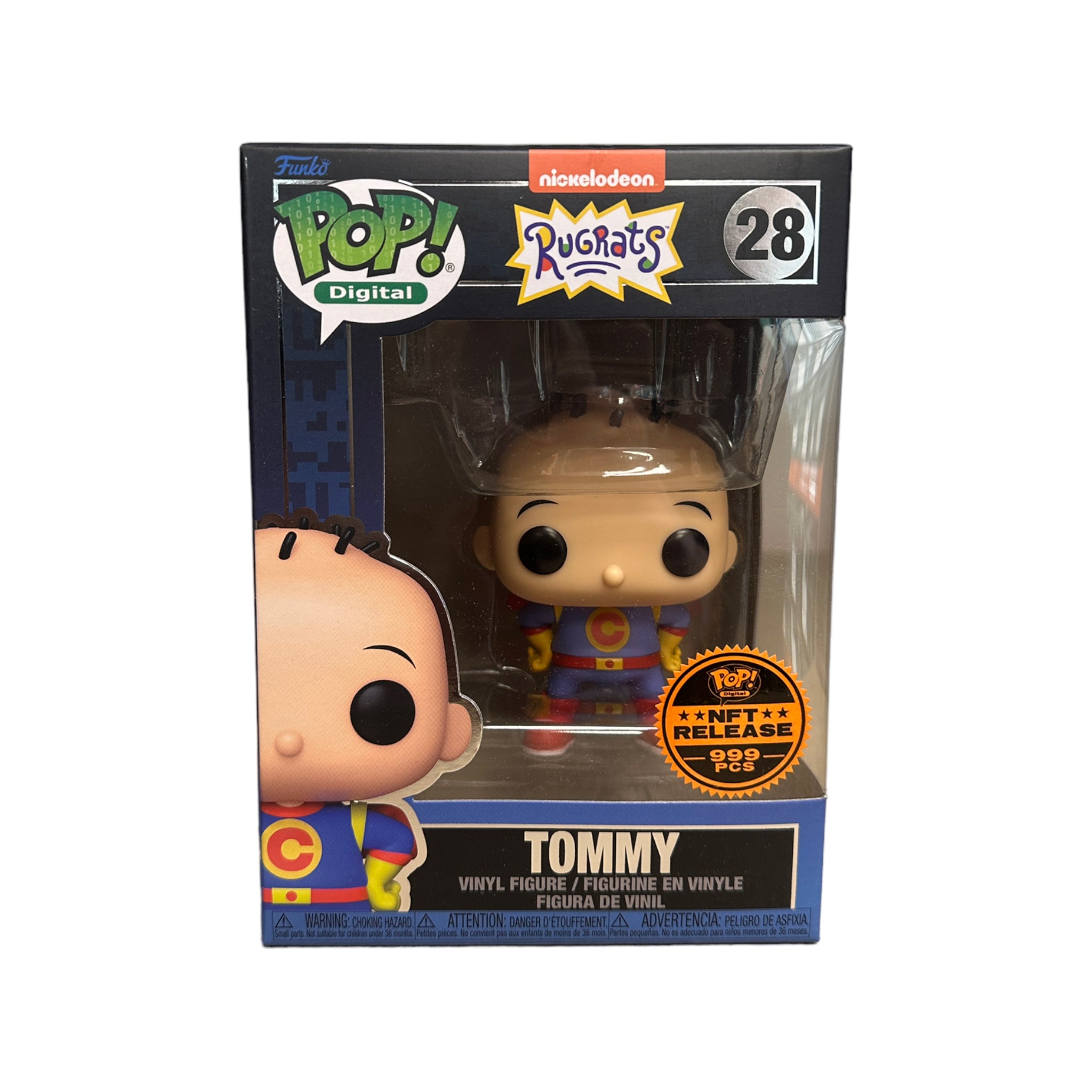 Tommy #28 Funko Pop! - Rugrats - NFT Release Exclusive LE999 Pcs - Condition 8.75/10